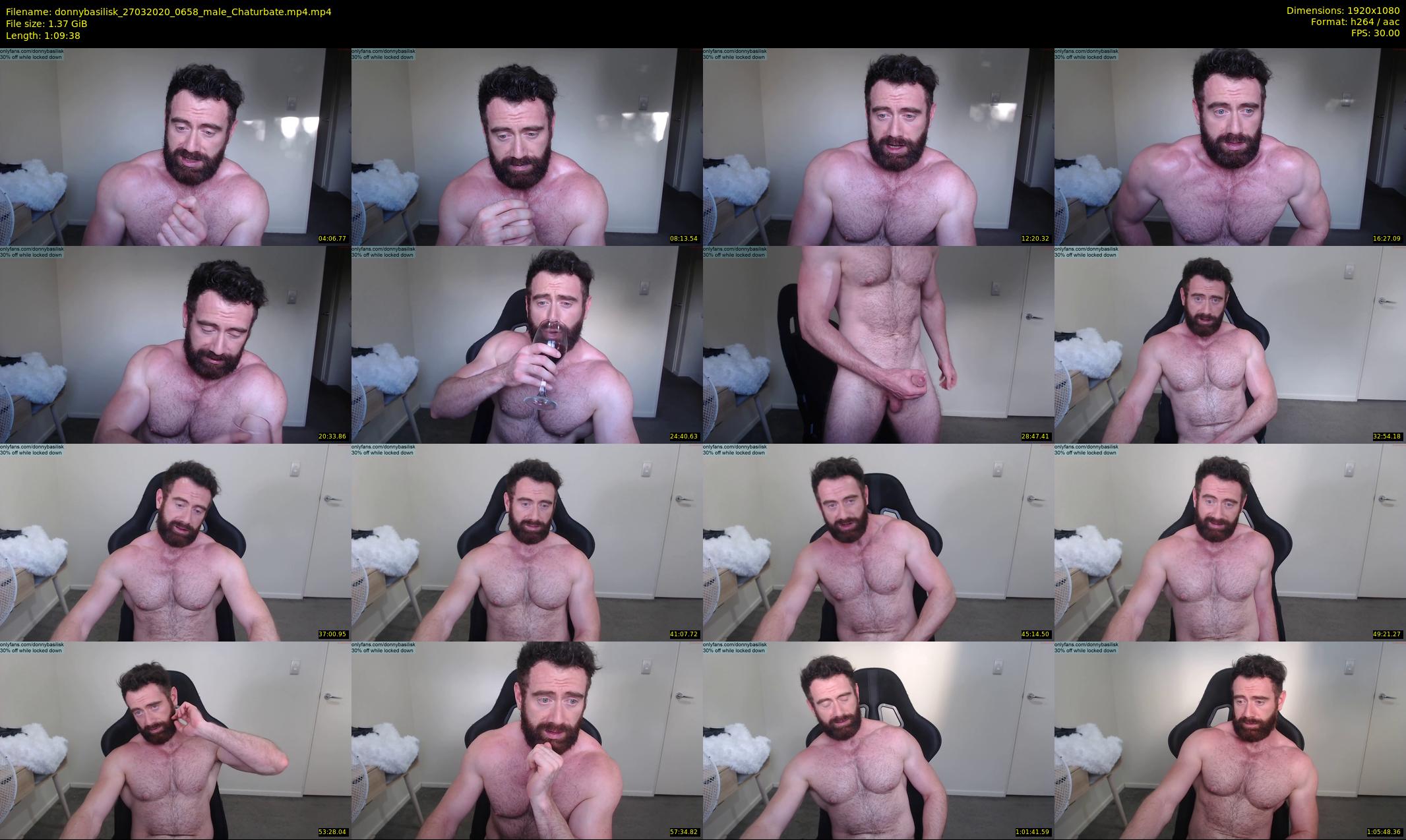 donnybasilisk — 70 minute Chaturbate male cam show recording, 1080p, Mar 27, 2020