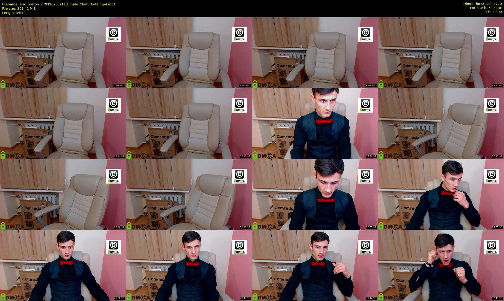 eric_poston — 35 minute Chaturbate male cam show recording, 720p, Mar 27, 2020