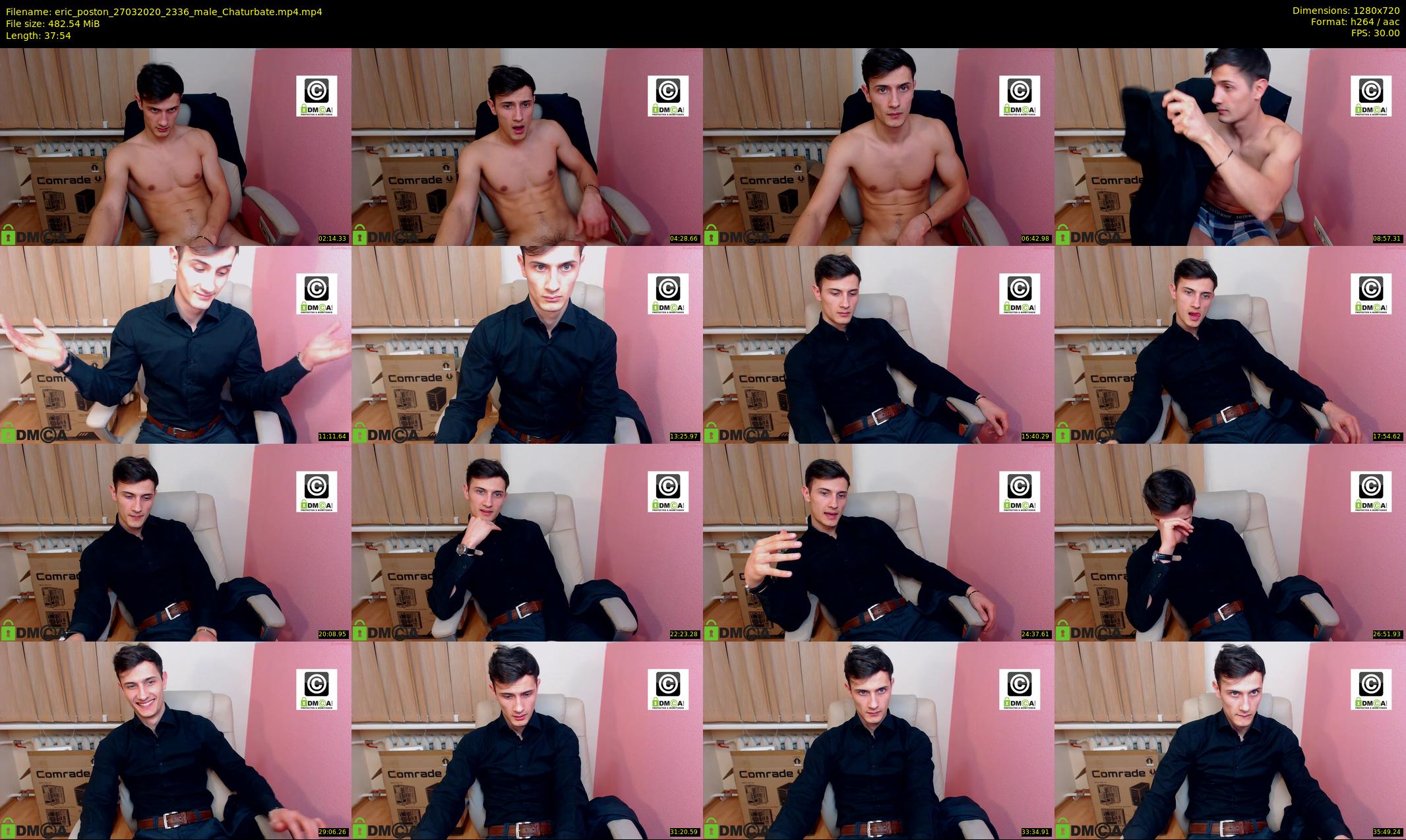 eric_poston — 38 minute Chaturbate male cam show recording, 720p, Mar 27, 2020