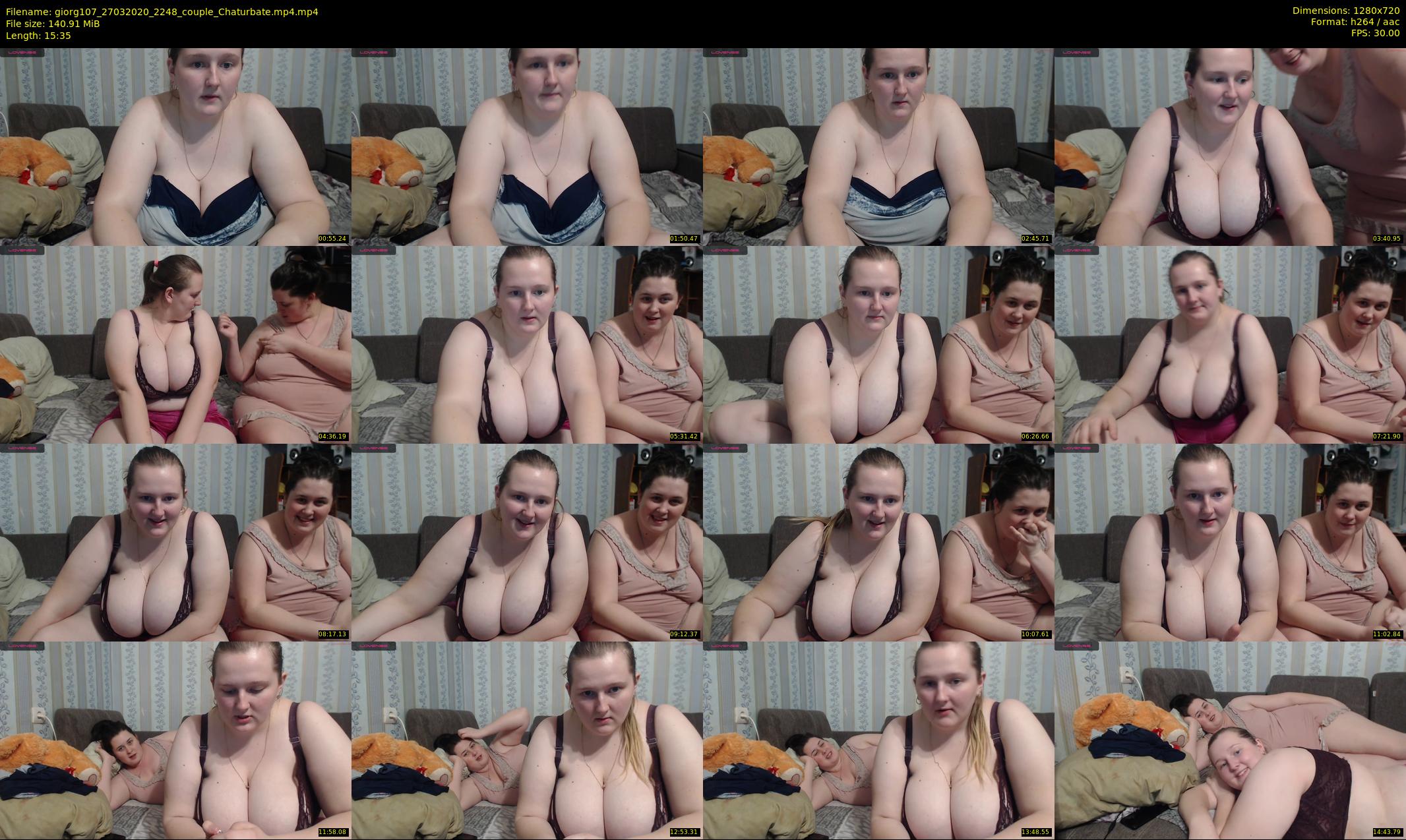 giorg107 — 16 minute Chaturbate couple cam show recording, 720p, Mar 27, 2020