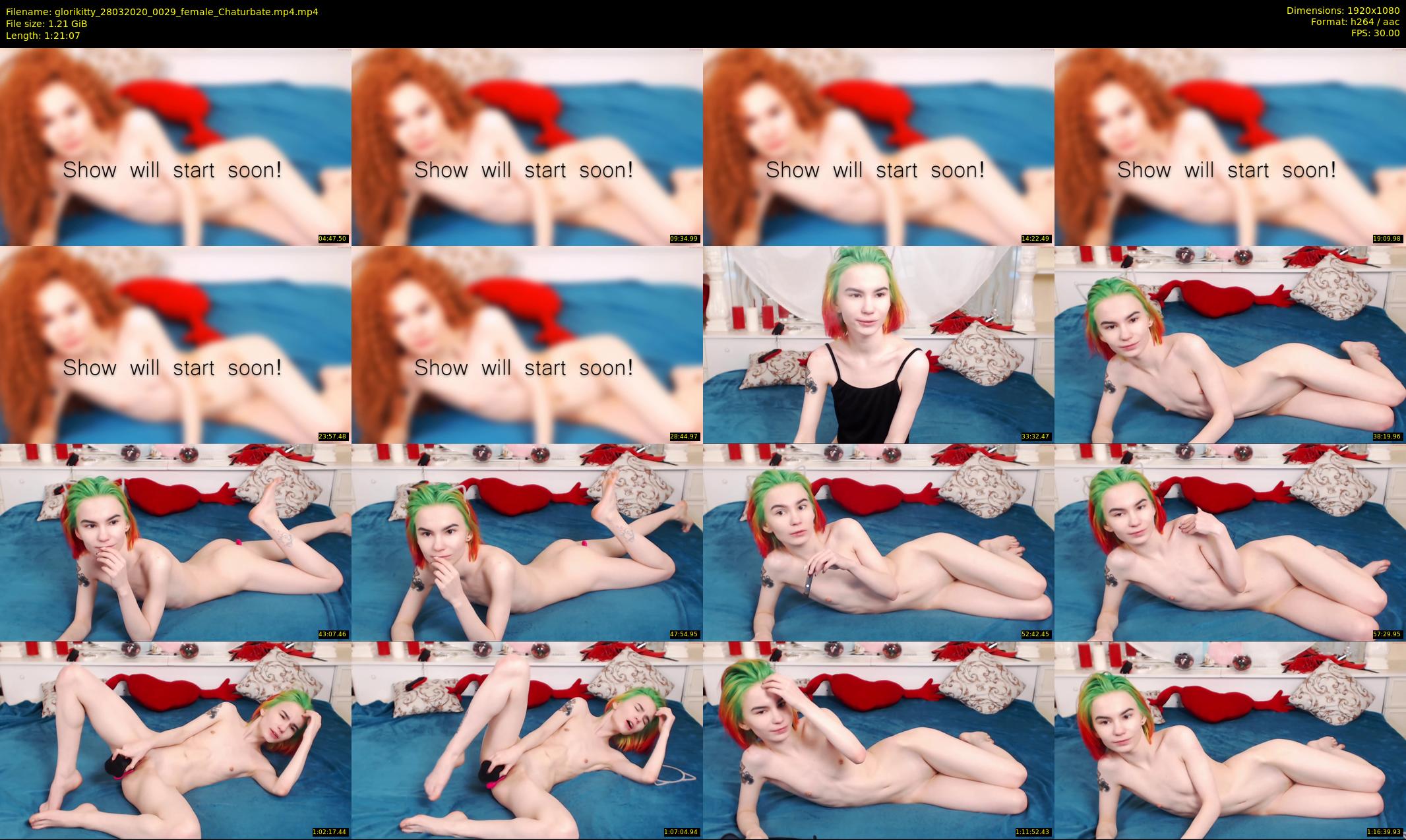 glorikitty — 82 minute Chaturbate female cam show recording, 1080p, Mar 28, 2020