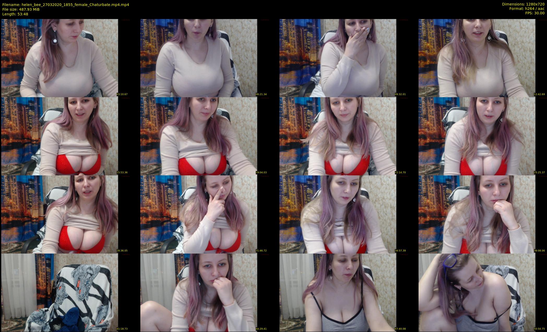helen_bee — 54 minute Chaturbate female cam show recording, 720p, Mar 27, 2020
