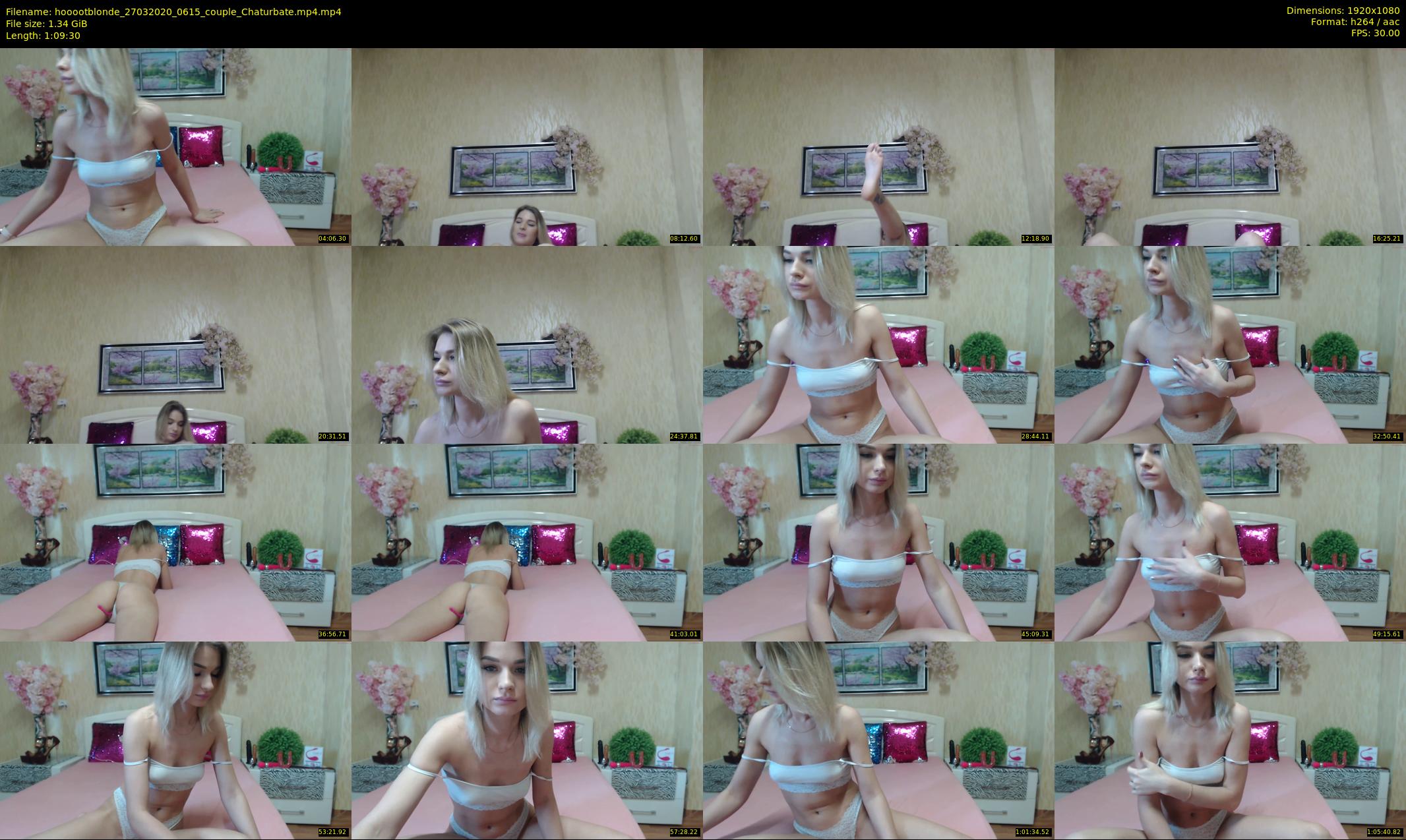 hooootblonde — 70 minute Chaturbate female cam show recording, 1080p, Mar 27, 2020