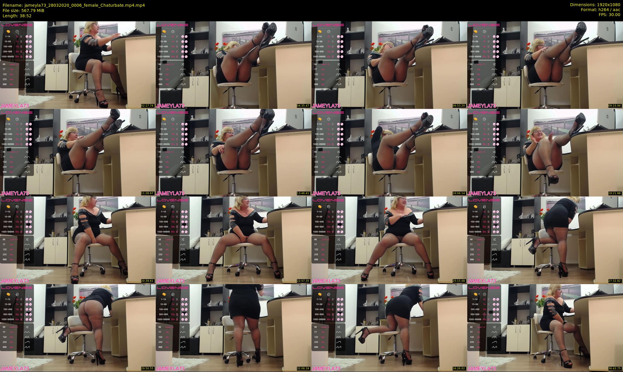 jameyla73 — 39 minute Chaturbate female cam show recording, 1080p, Mar 28, 2020