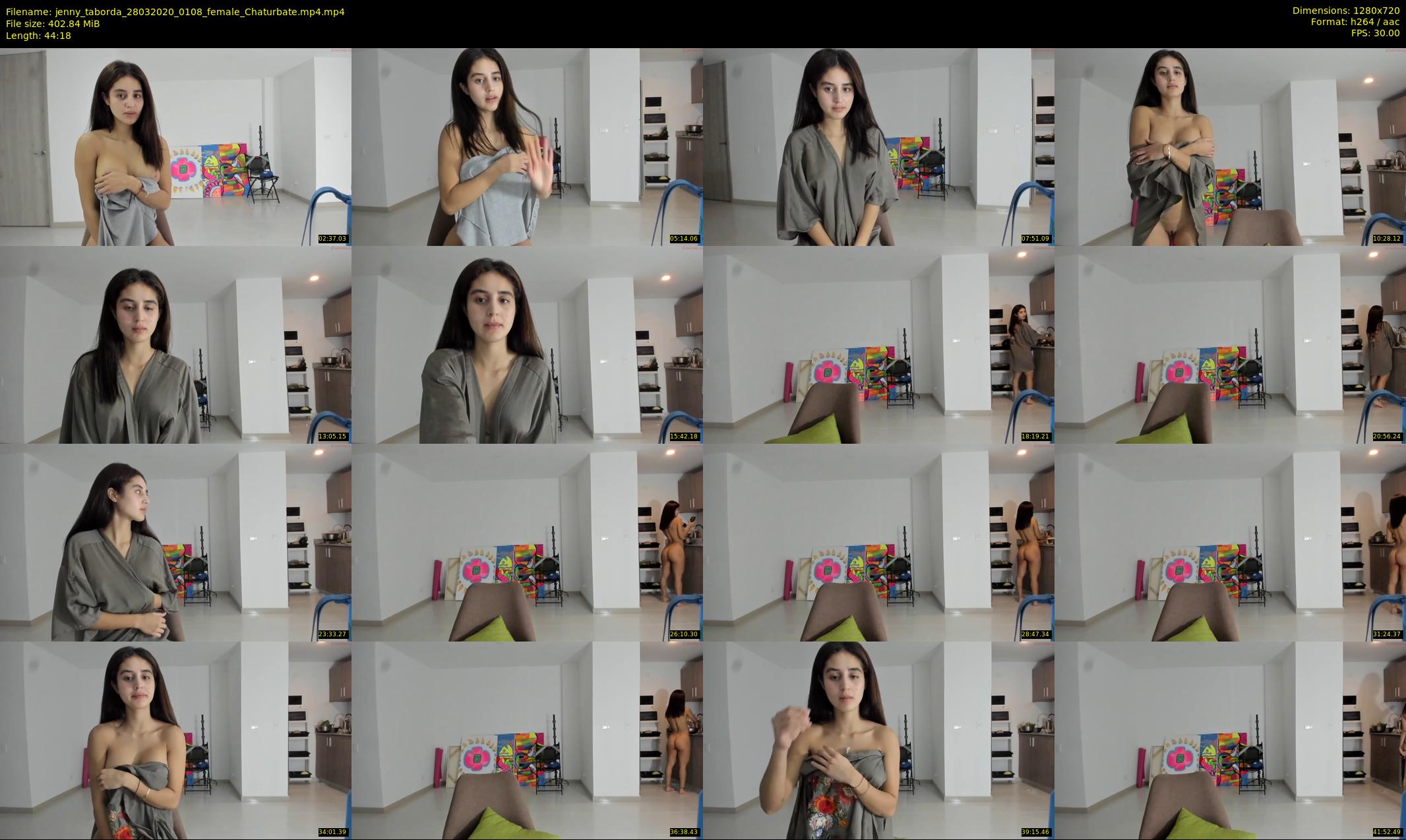 jenny_taborda — 45 minute Chaturbate female cam show recording, 720p, Mar 28, 2020