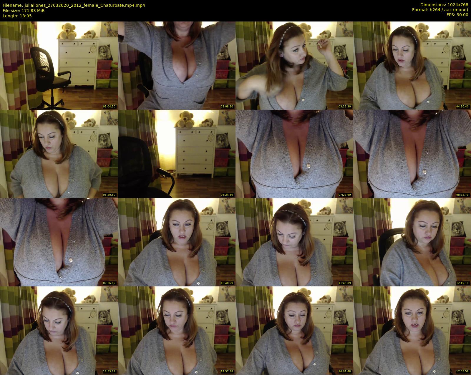julialiones — 19 minute Chaturbate female cam show recording, 720p, Mar 27, 2020