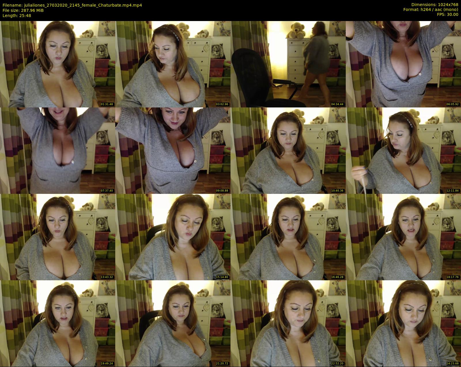 julialiones — 26 minute Chaturbate female cam show recording, 720p, Mar 27, 2020