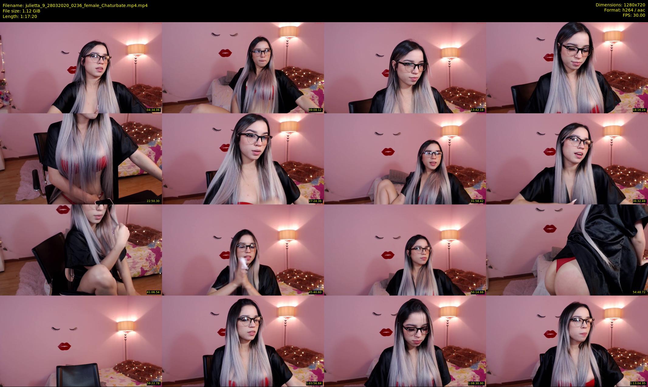 julietta_9 — 78 minute Chaturbate female cam show recording, 720p, Mar 28, 2020