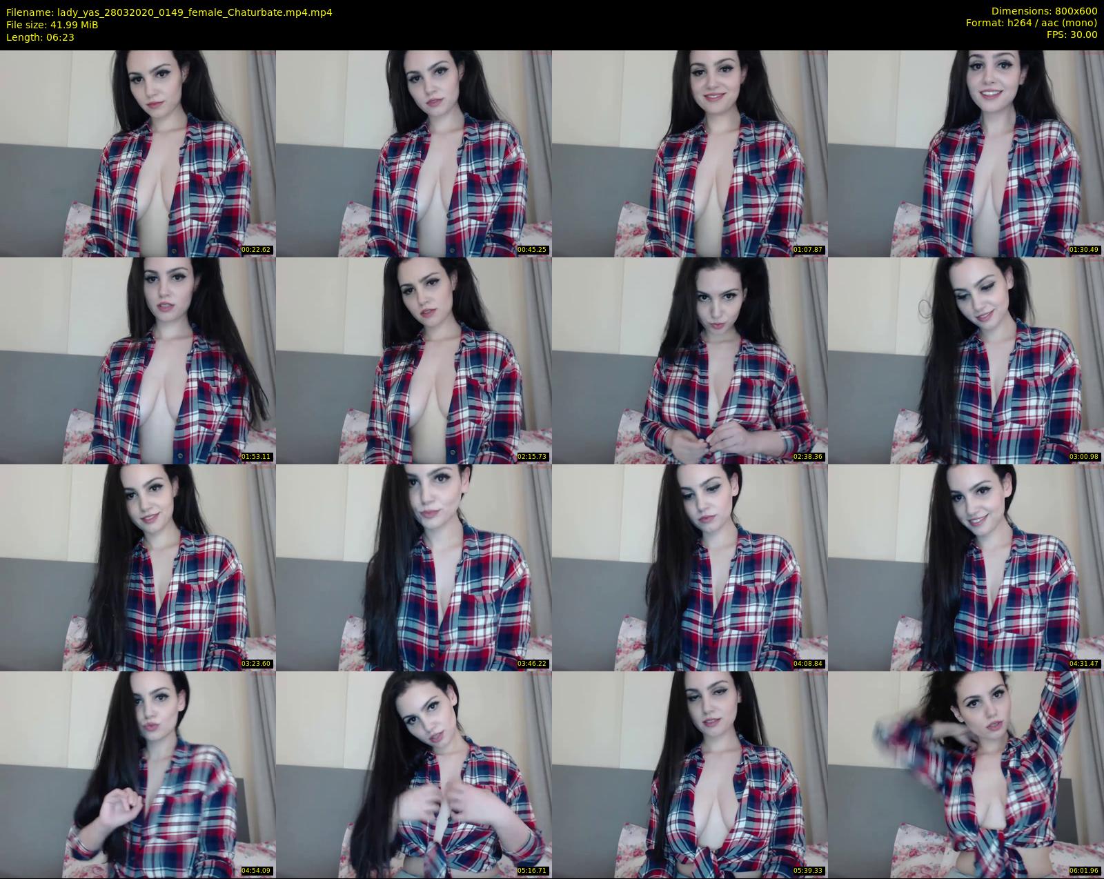 lady_yas — 7 minute Chaturbate female cam show recording, 480p, Mar 28, 2020