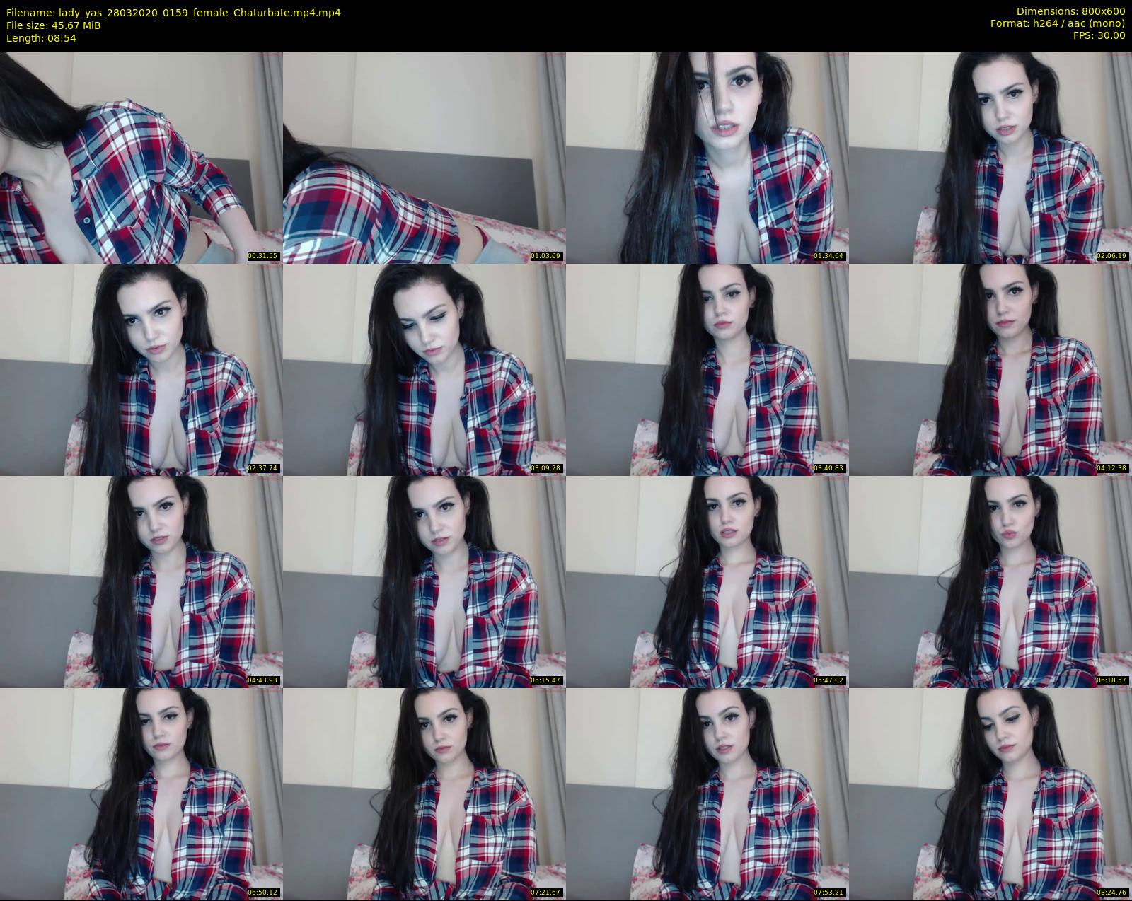 lady_yas — 9 minute Chaturbate female cam show recording, 480p, Mar 28, 2020