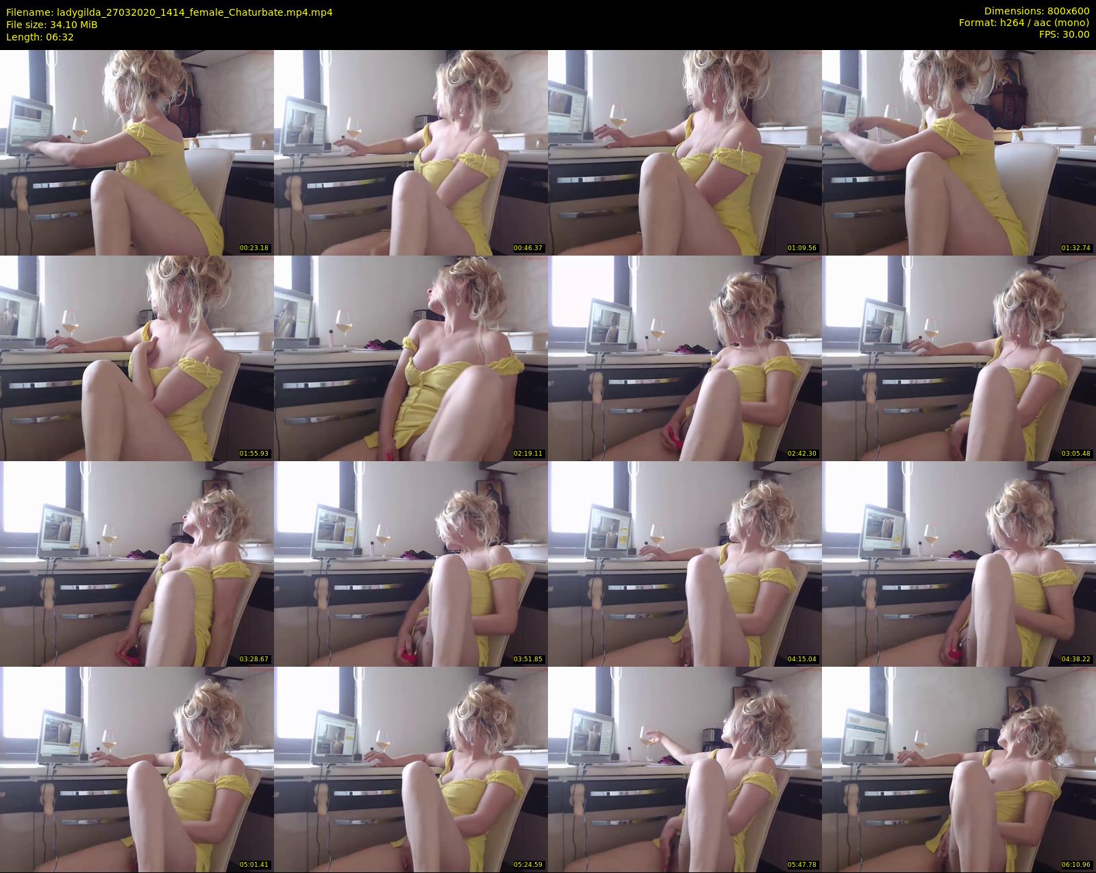 ladygilda — 7 minute Chaturbate female cam show recording, 480p, Mar 27, 2020