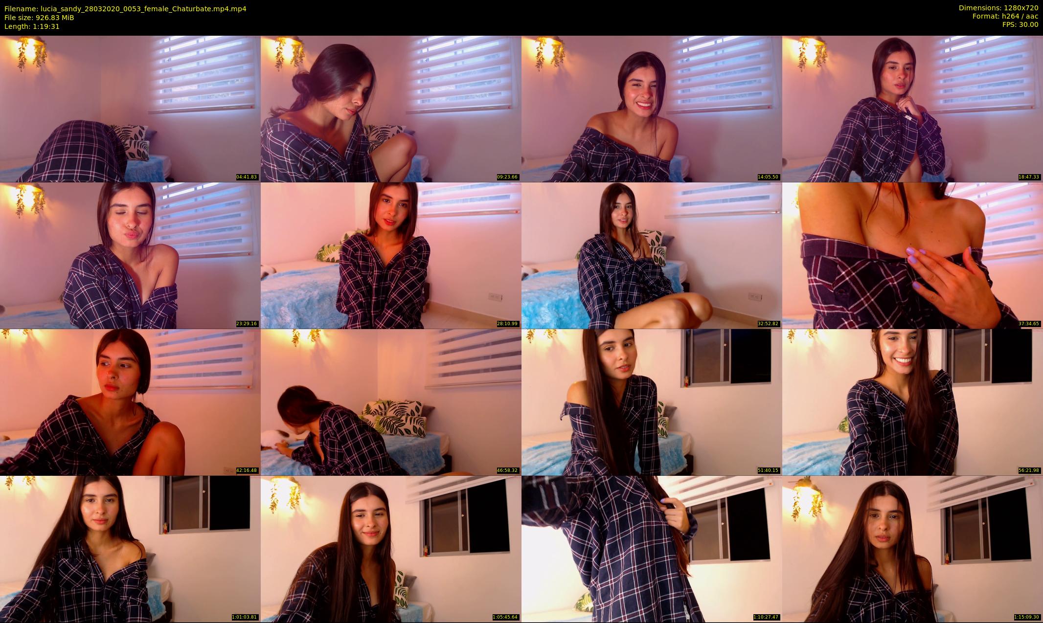 lucia_sandy — 80 minute Chaturbate female cam show recording, 720p, Mar 28, 2020