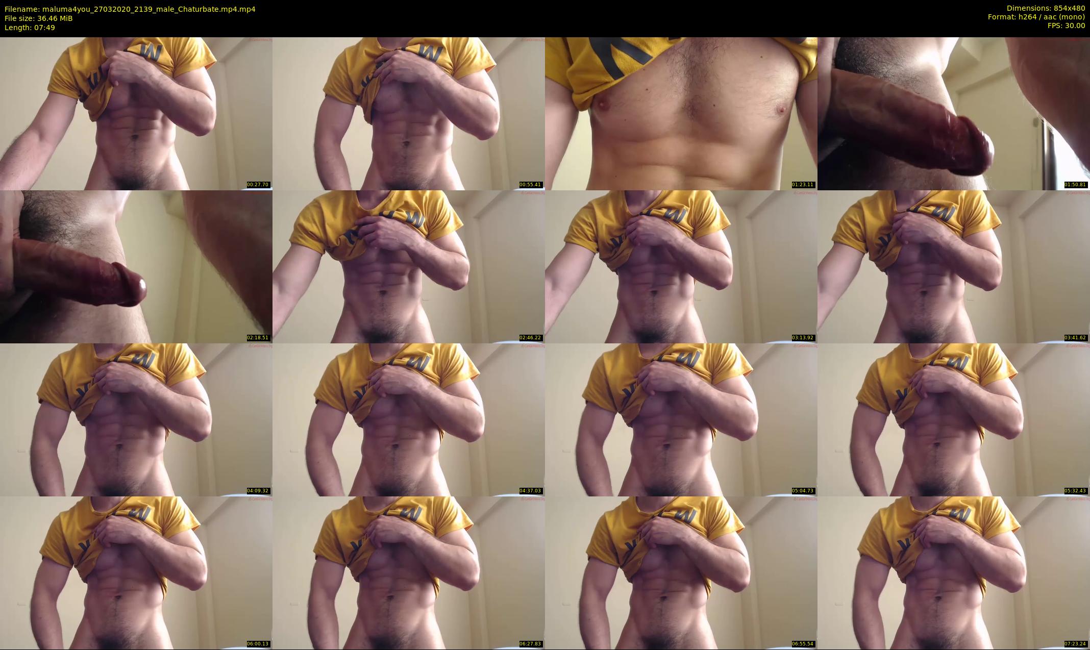 maluma4you — 8 minute Chaturbate male cam show recording, 480p, Mar 27, 2020