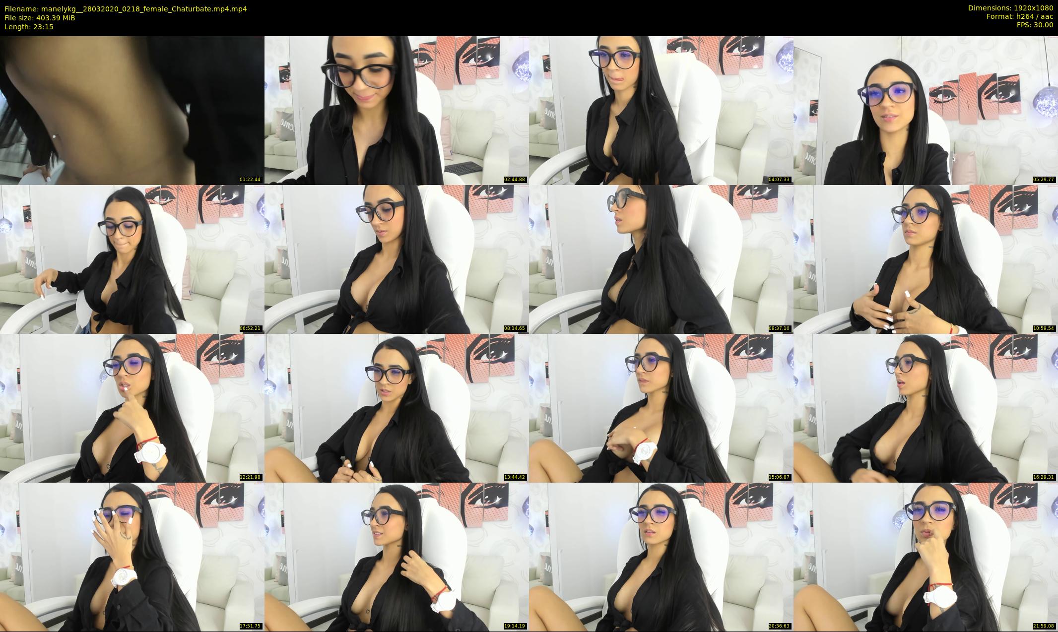 manelykg_ — 24 minute Chaturbate female cam show recording, 1080p, Mar 28, 2020