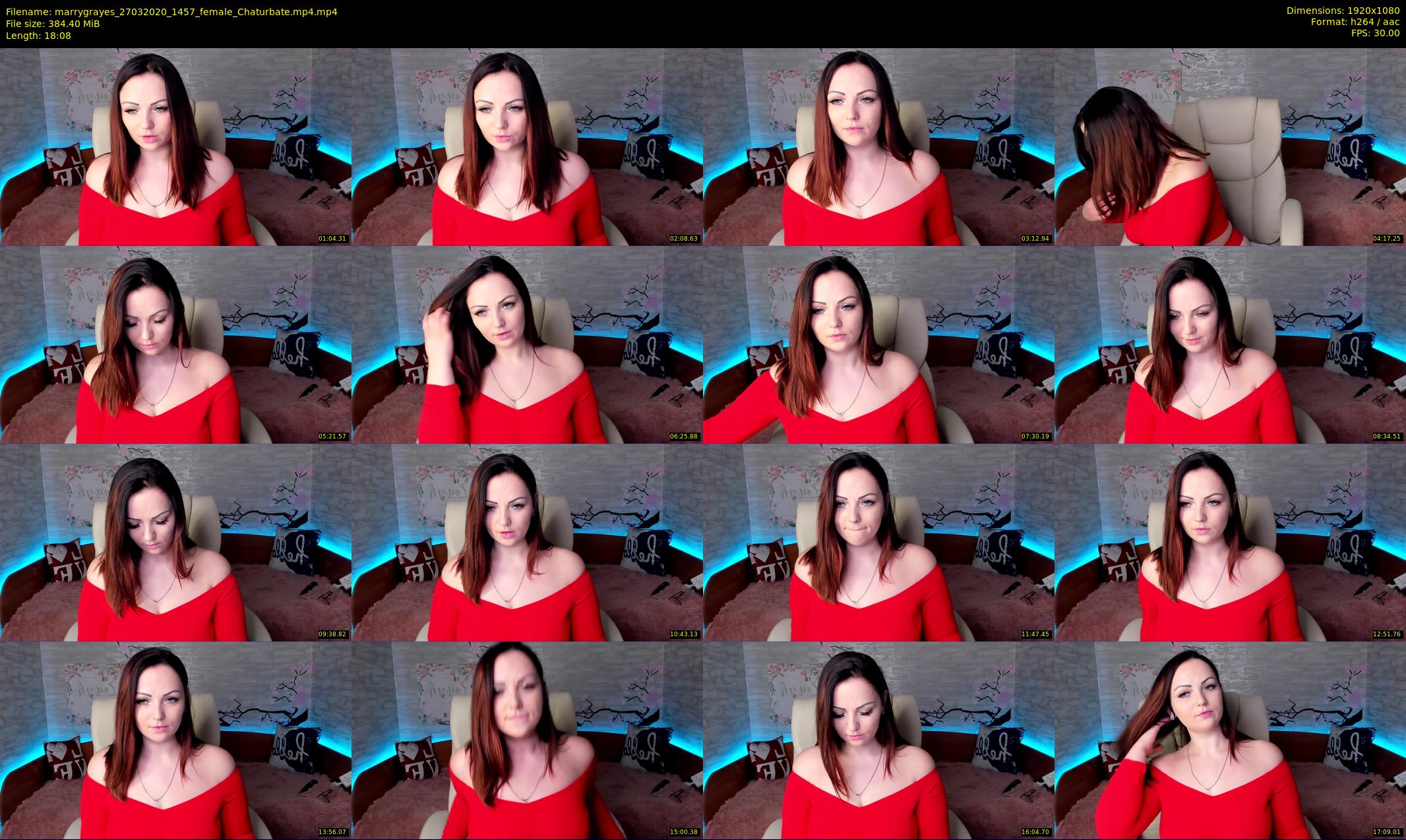 marrygrayes — 19 minute Chaturbate female cam show recording, 1080p, Mar 27, 2020