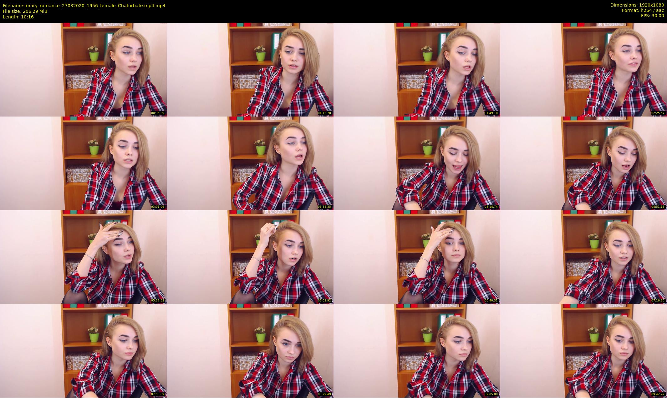 mary_romance — 11 minute Chaturbate female cam show recording, 1080p, Mar 27, 2020