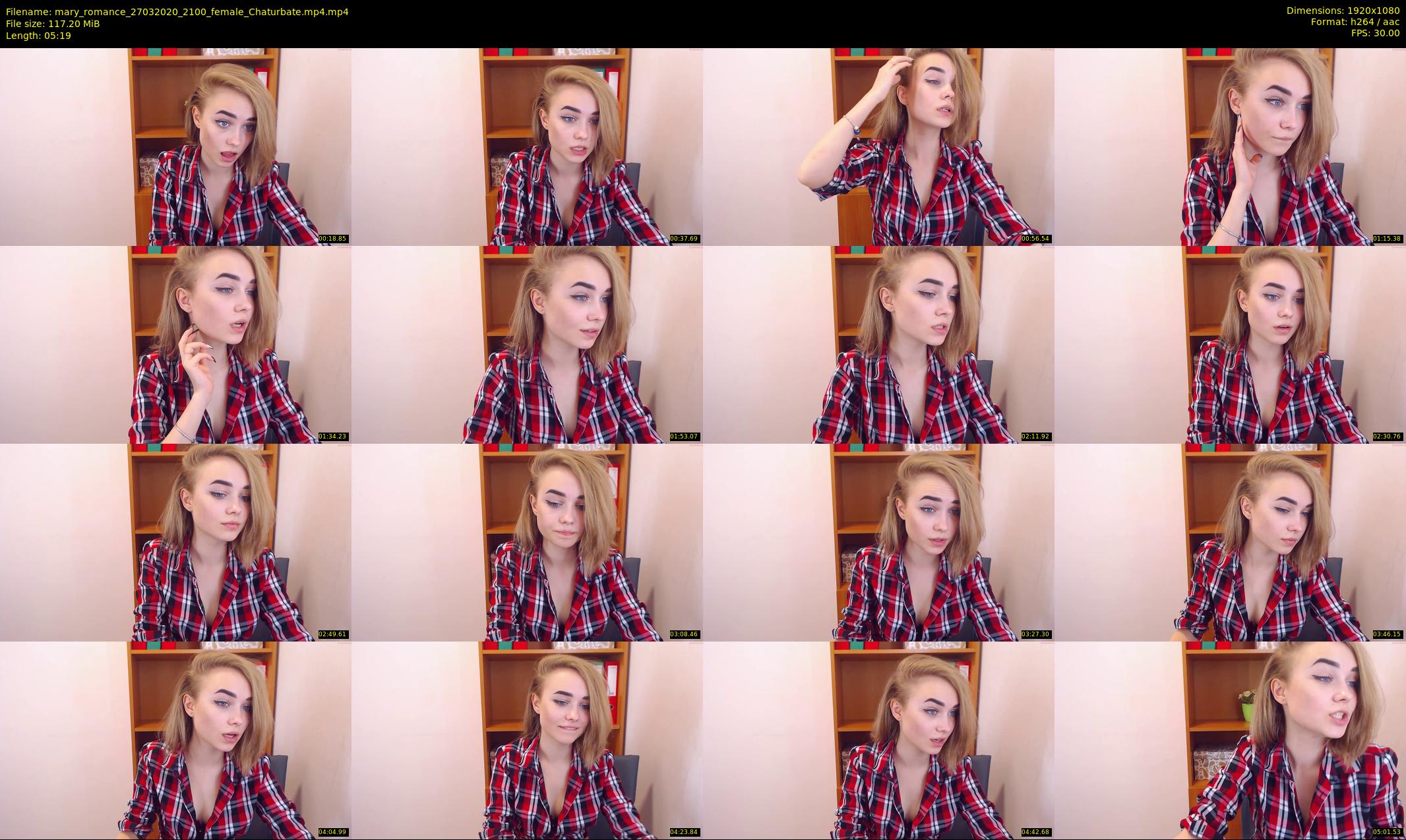 mary_romance — 6 minute Chaturbate female cam show recording, 1080p, Mar 27, 2020