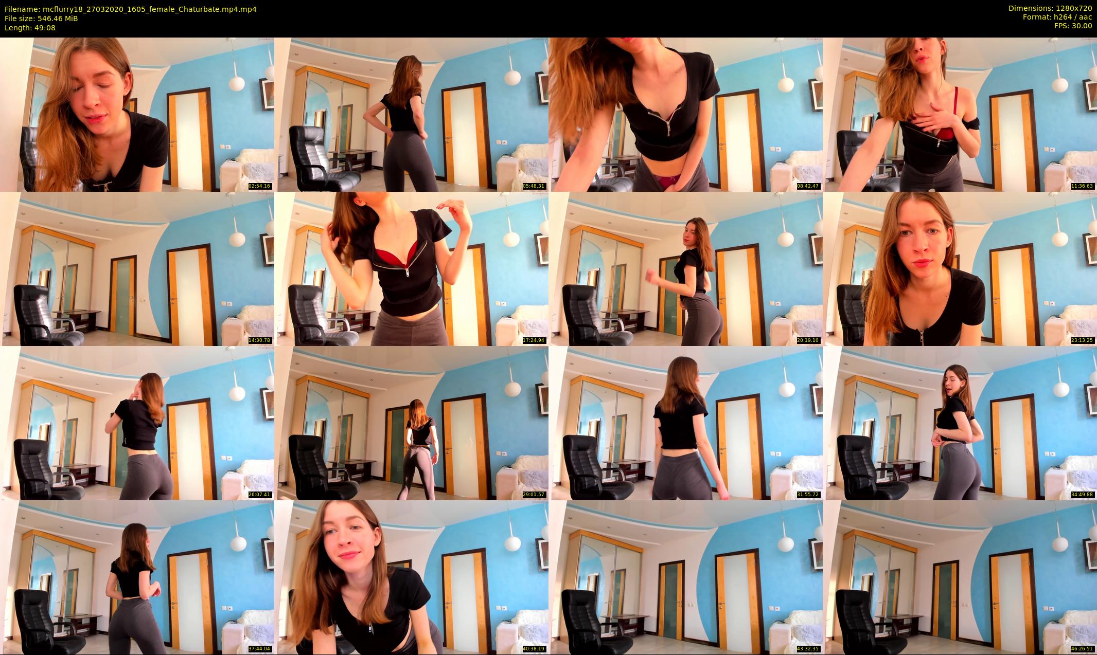 mcflurry18 — 50 minute Chaturbate female cam show recording, 720p, Mar 27, 2020
