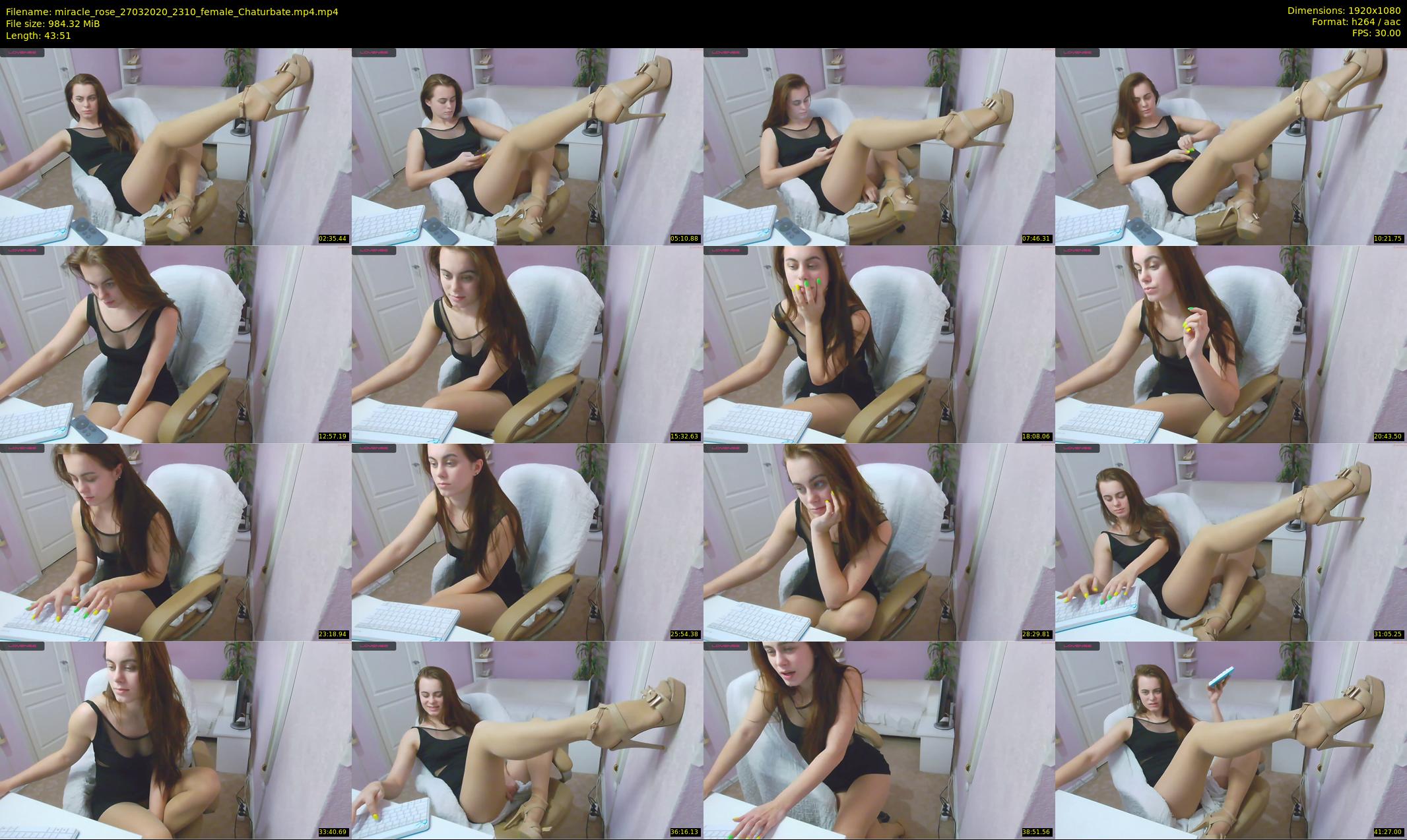 miracle_rose — 44 minute Chaturbate female cam show recording, 1080p, Mar 27, 2020