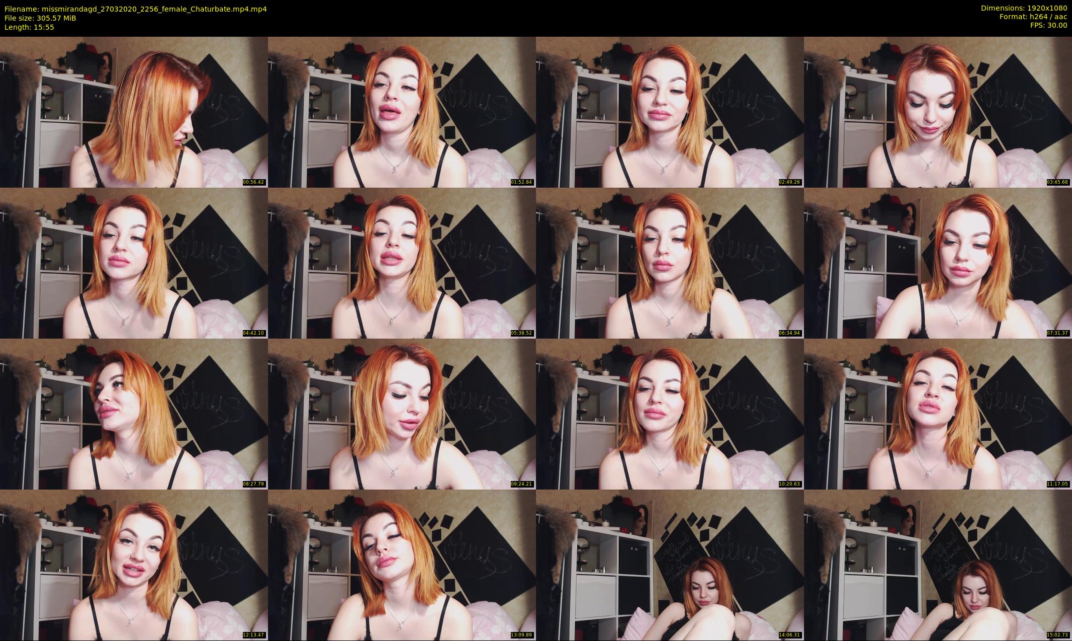 missmirandagd — 16 minute Chaturbate female cam show recording, 1080p, Mar 27, 2020