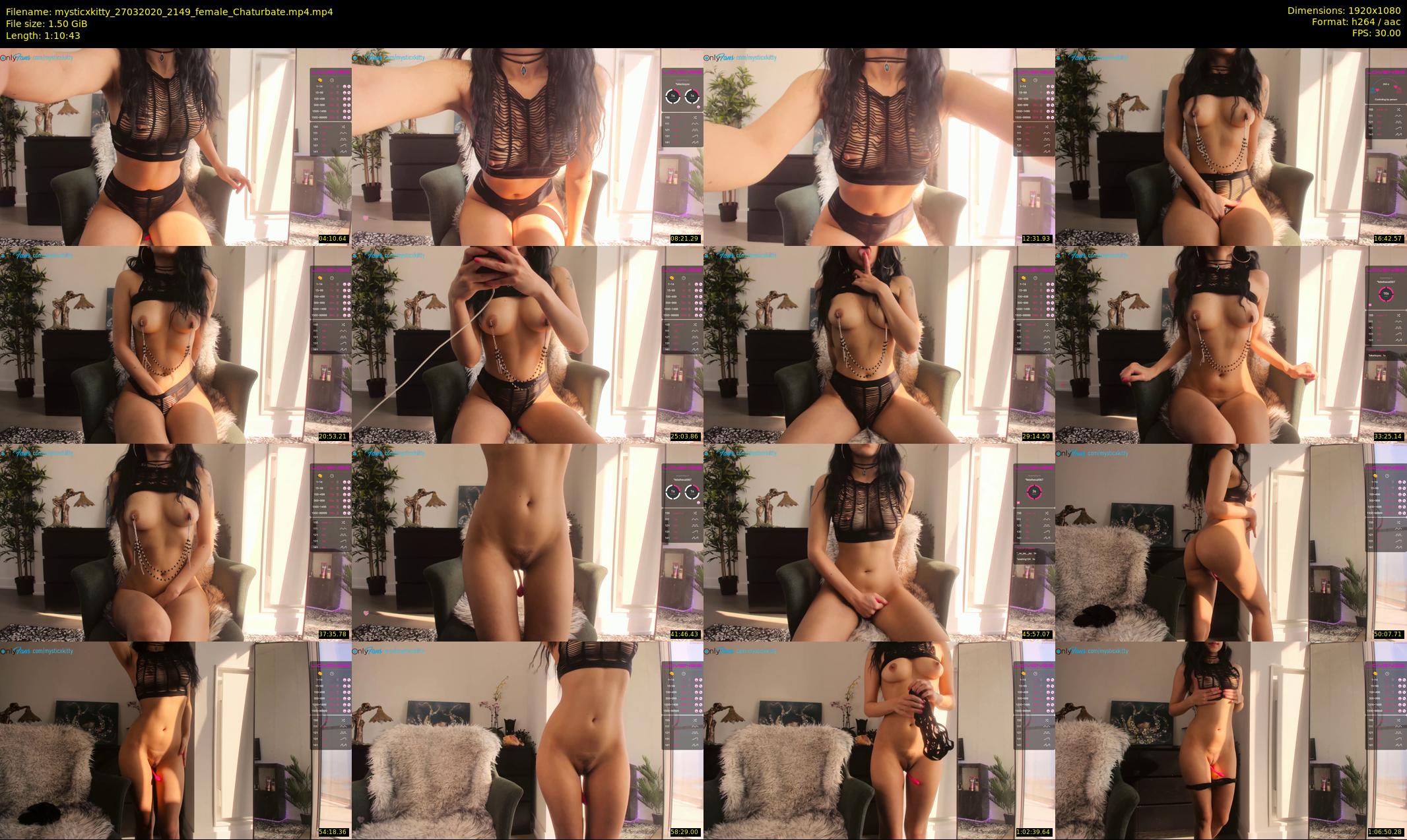 mysticxkitty — 71 minute Chaturbate female cam show recording, 1080p, Mar 27, 2020