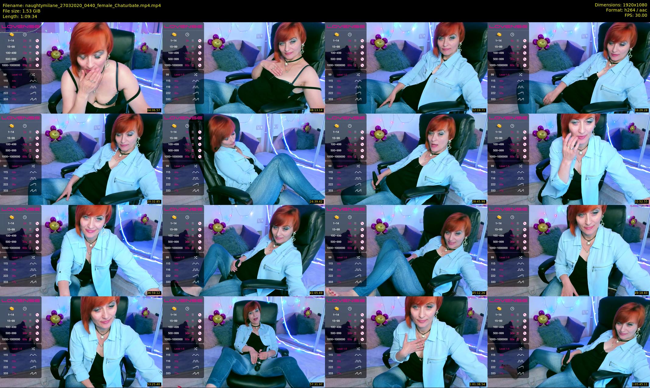 naughtymilane — 70 minute Chaturbate female cam show recording, 1080p, Mar 27, 2020