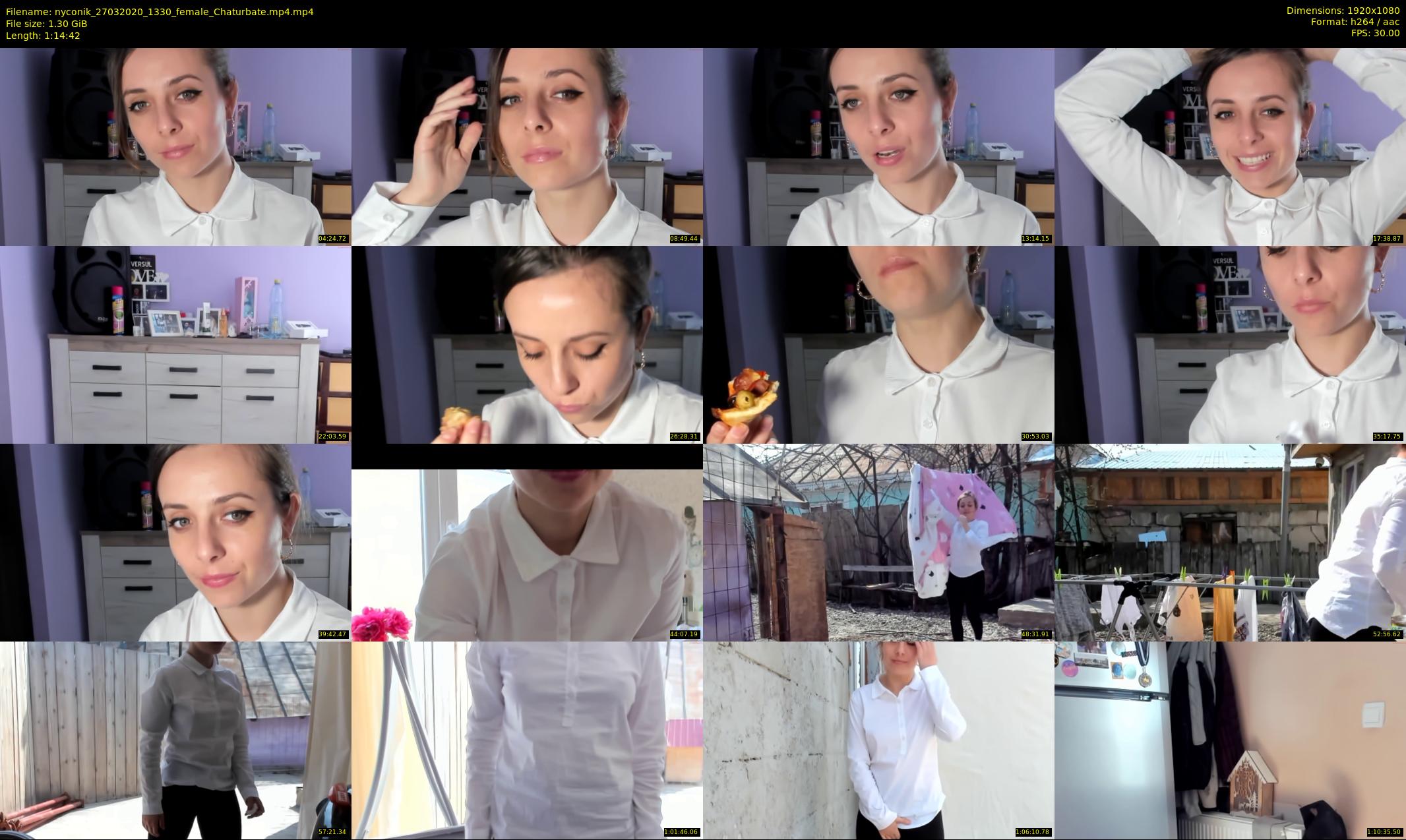 nyconik — 75 minute Chaturbate female cam show recording, 1080p, Mar 27, 2020