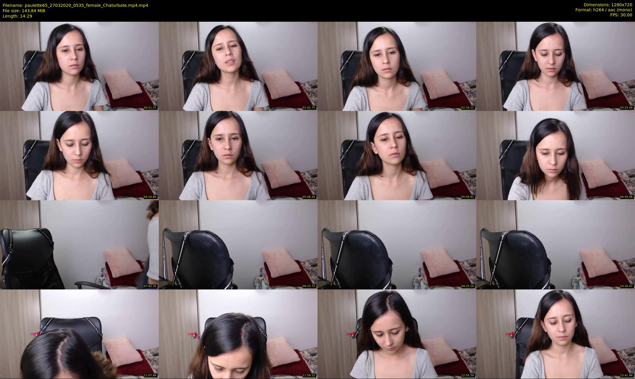 paulette65 — 15 minute Chaturbate female cam show recording, 720p, Mar 27, 2020