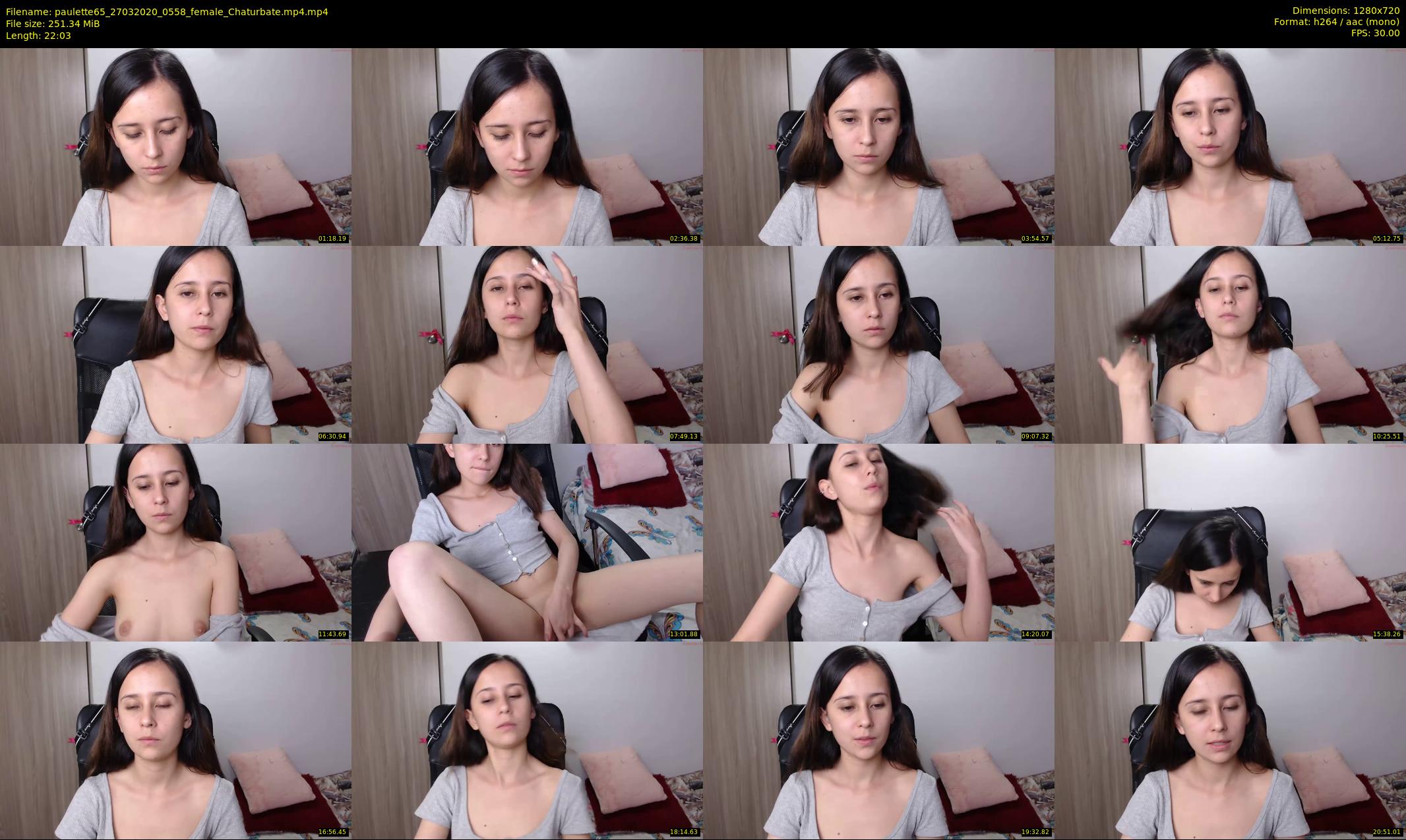 paulette65 — 23 minute Chaturbate female cam show recording, 720p, Mar 27, 2020