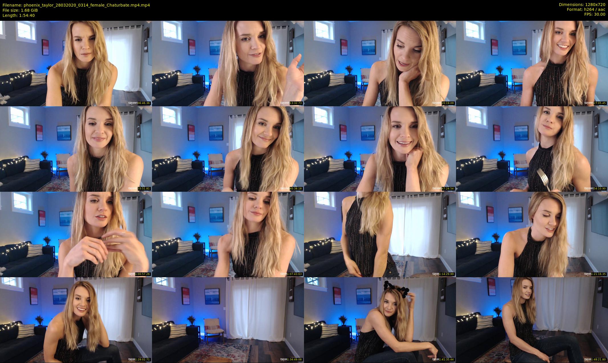 phoenix_taylor — 115 minute Chaturbate female cam show recording, 720p, Mar 28, 2020