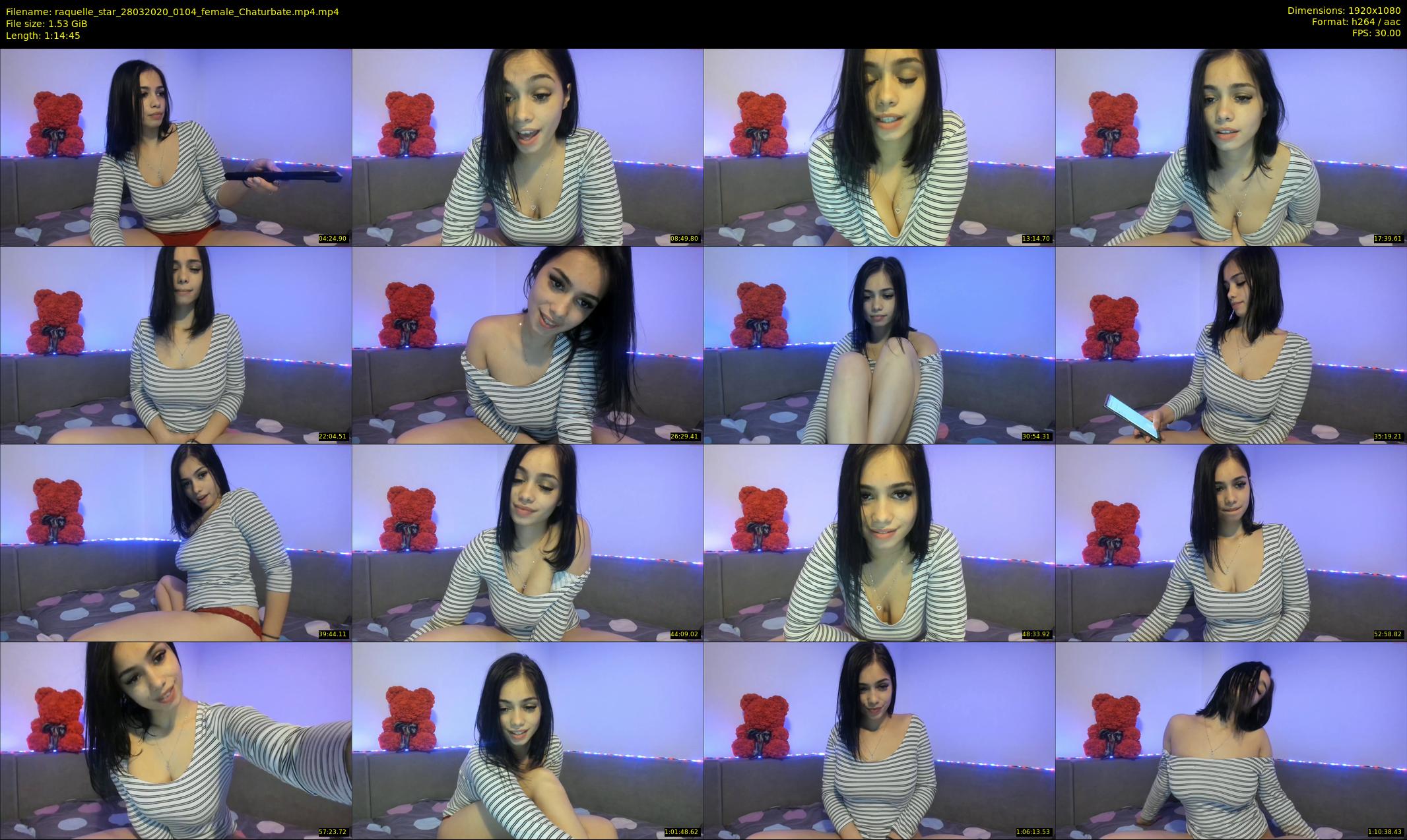 raquelle_star — 75 minute Chaturbate couple cam show recording, 1080p, Mar 28, 2020