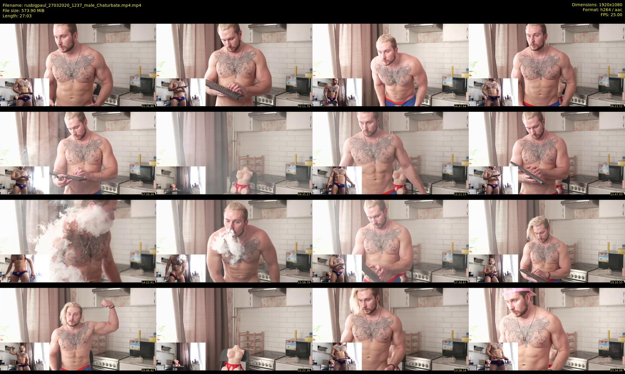 rusbigpaul — 28 minute Chaturbate male cam show recording, 1080p, Mar 27, 2020