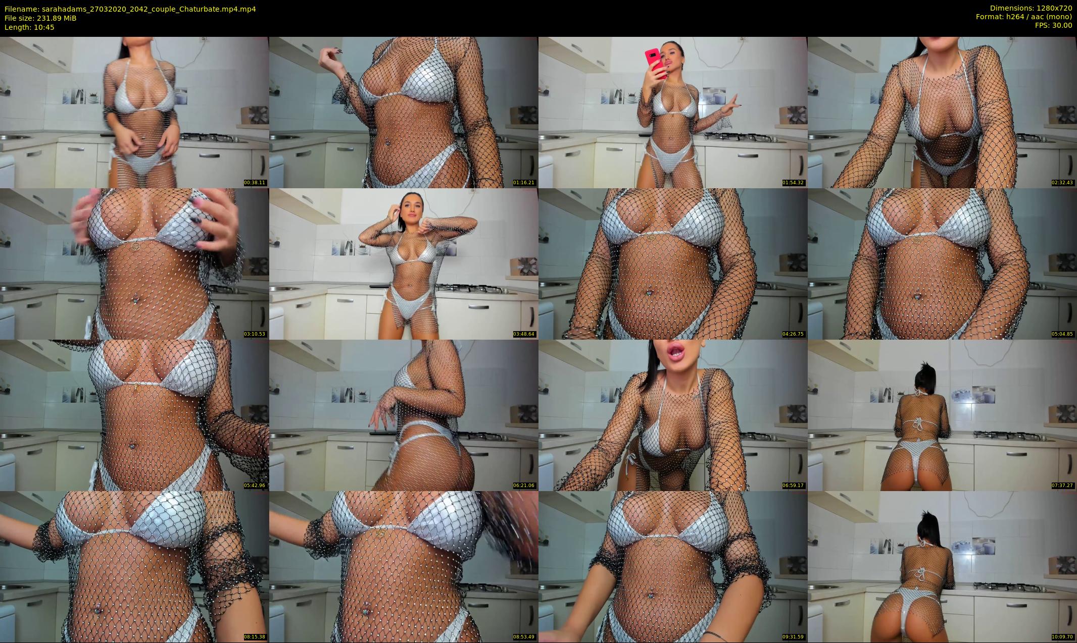 sarahadams — 11 minute Chaturbate female cam show recording, 720p, Mar 27, 2020
