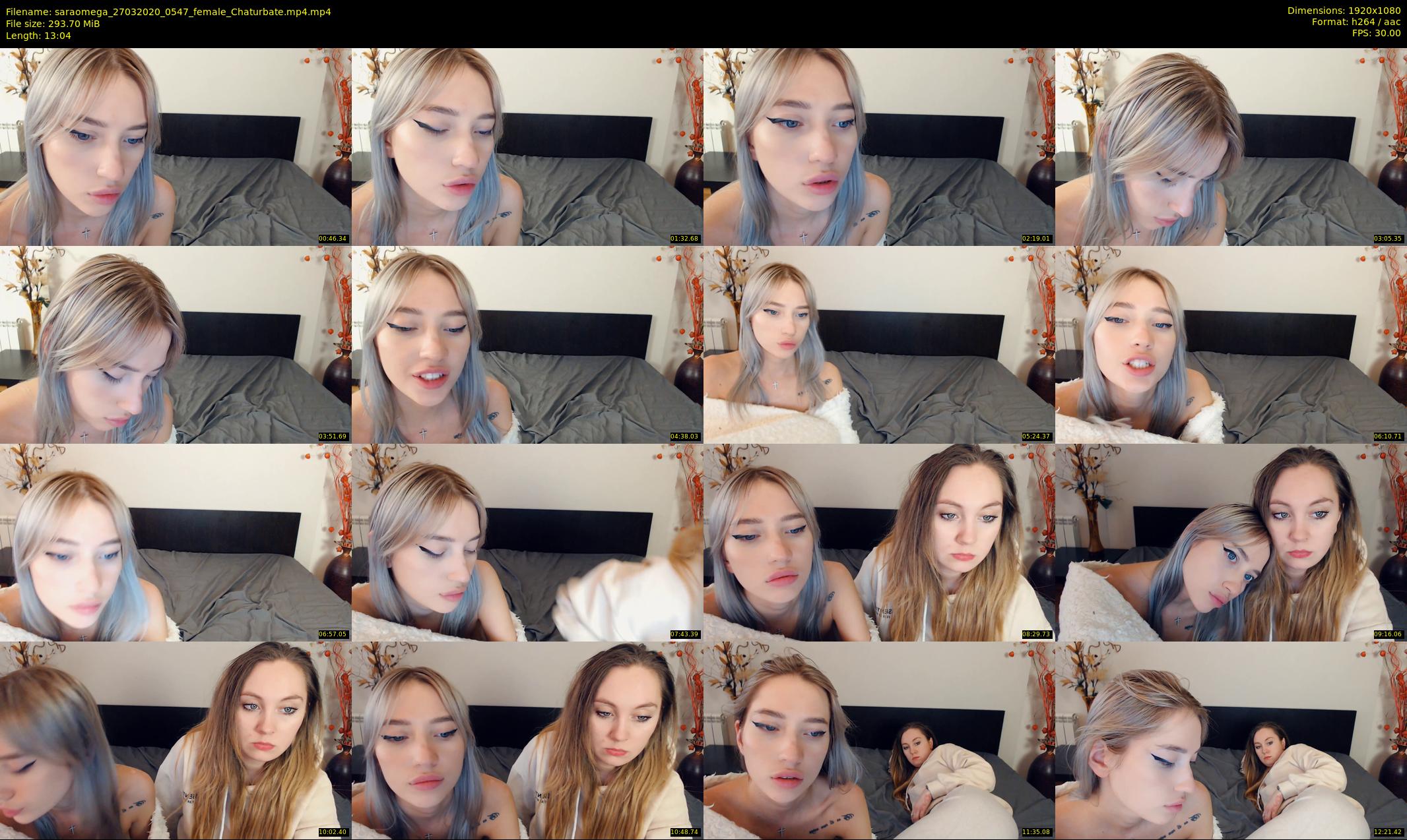 saraomega — 14 minute Chaturbate couple cam show recording, 1080p, Mar 27, 2020
