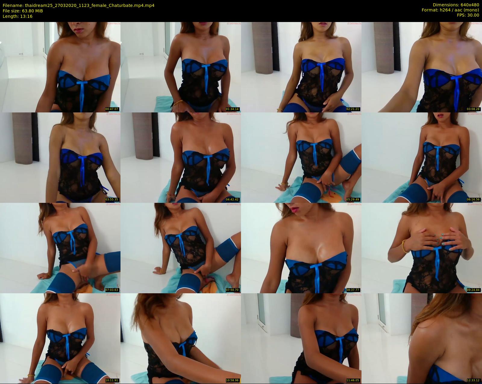 thaidream25 — 14 minute Chaturbate female cam show recording, 480p, Mar 27, 2020