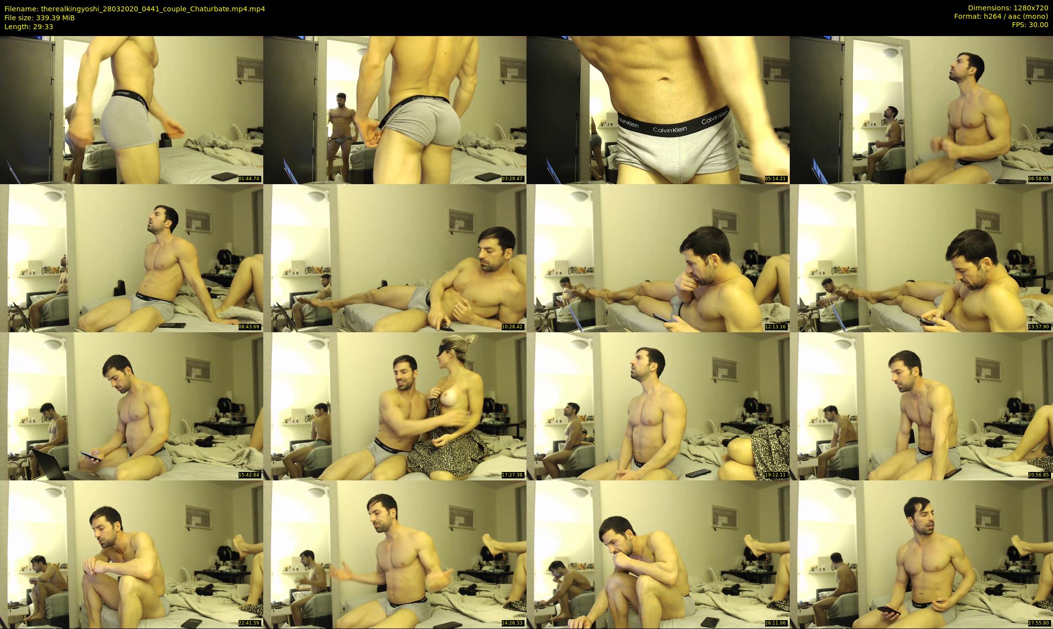 therealkingyoshi — 30 minute Chaturbate male cam show recording, 720p, Mar 28, 2020