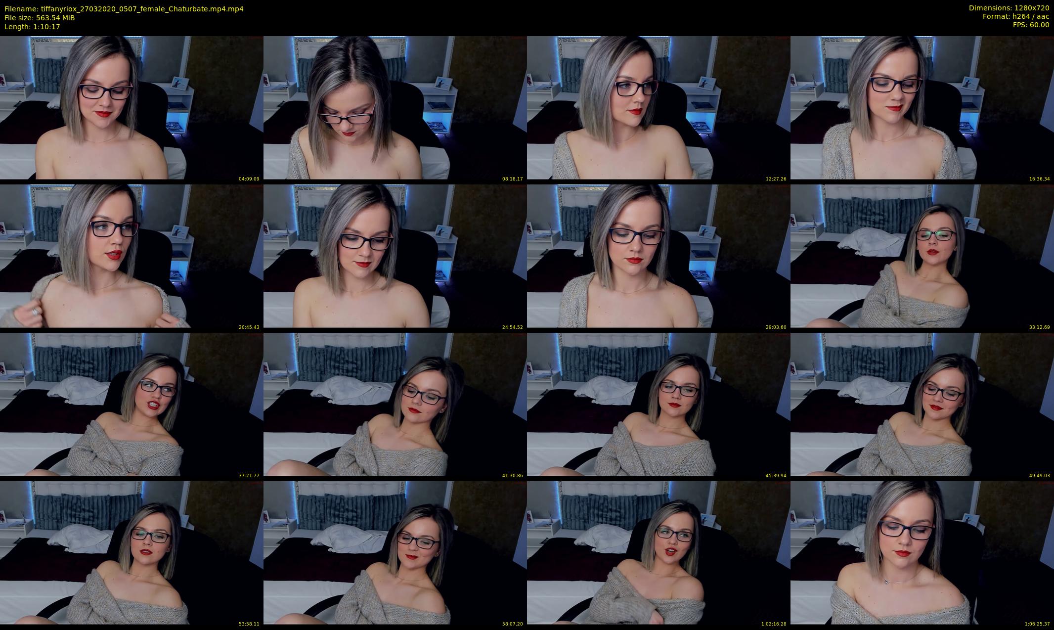 tiffanyriox — 71 minute Chaturbate female cam show recording, 720p, Mar 27, 2020