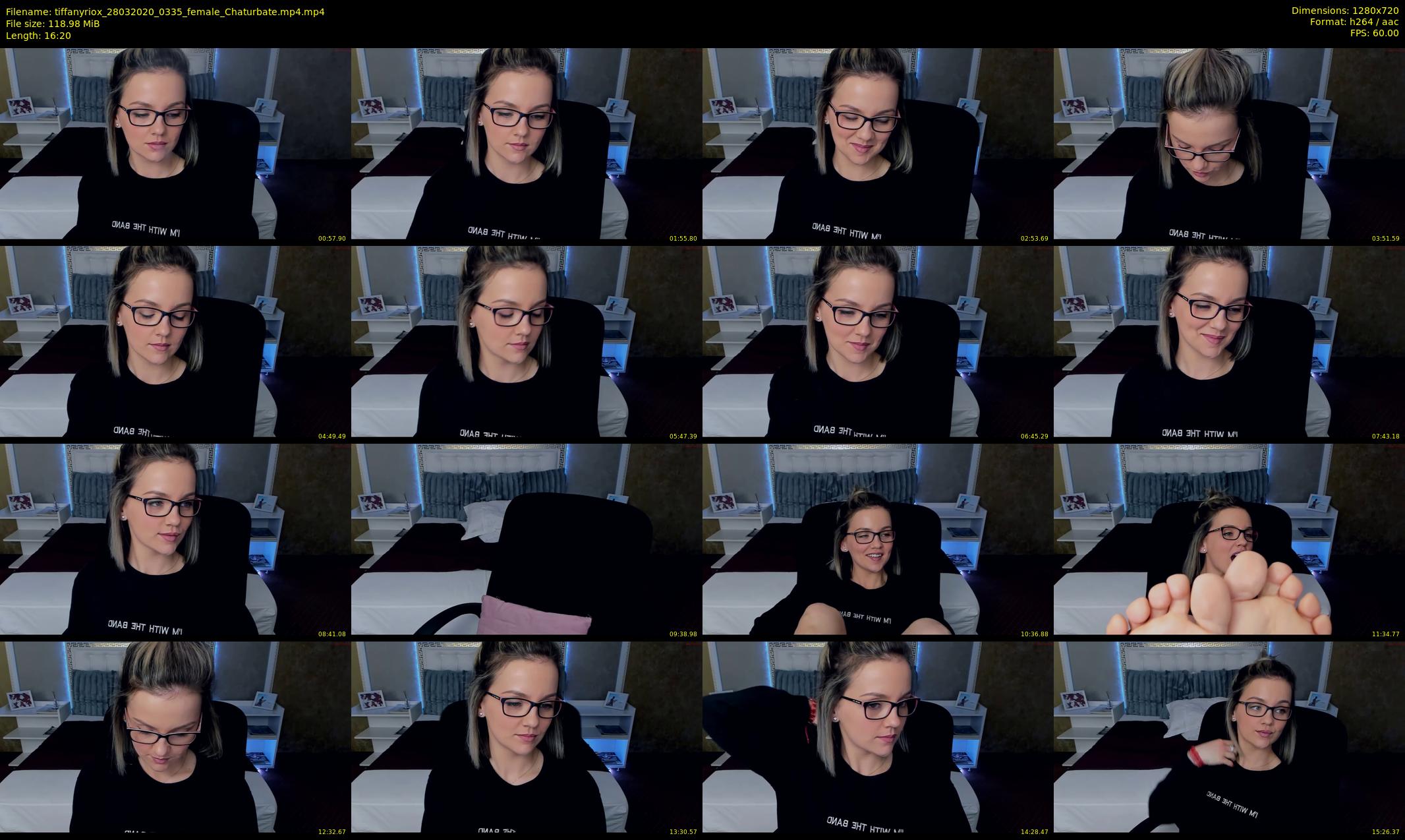 tiffanyriox — 17 minute Chaturbate female cam show recording, 720p, Mar 28, 2020