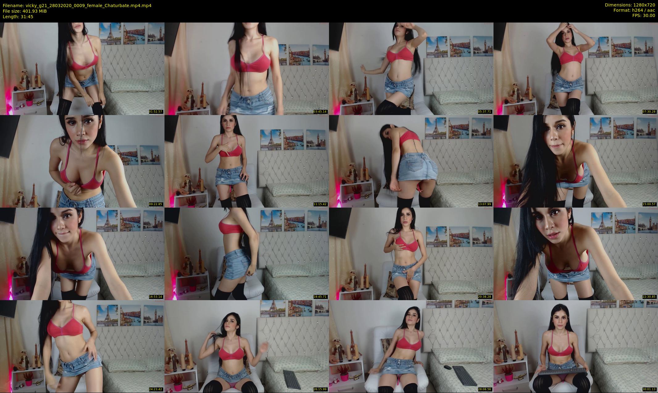vicky_g21 — 32 minute Chaturbate female cam show recording, 720p, Mar 28, 2020
