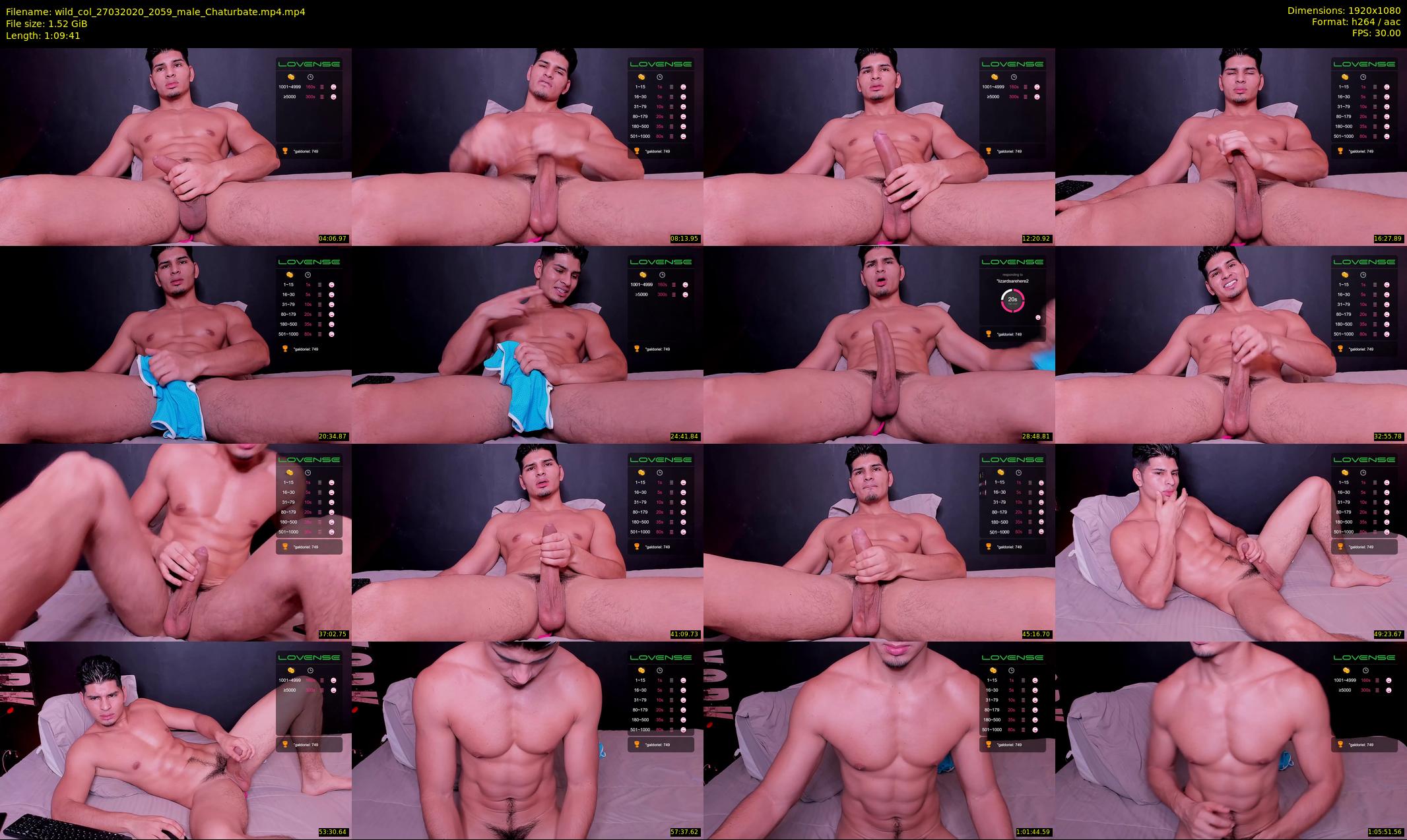 wild_col — 70 minute Chaturbate male cam show recording, 1080p, Mar 27, 2020