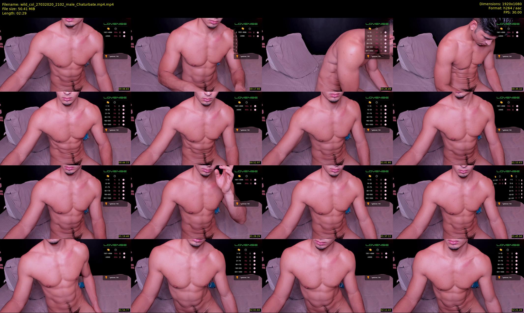 wild_col — 3 minute Chaturbate male cam show recording, 1080p, Mar 27, 2020