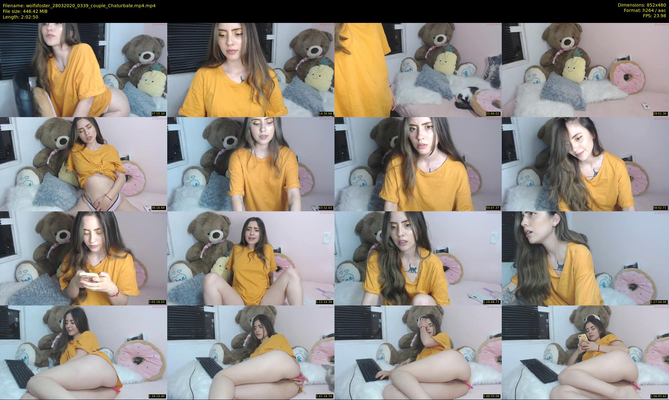 wolfsfoster — 123 minute Chaturbate couple cam show recording, 480p, Mar 28, 2020