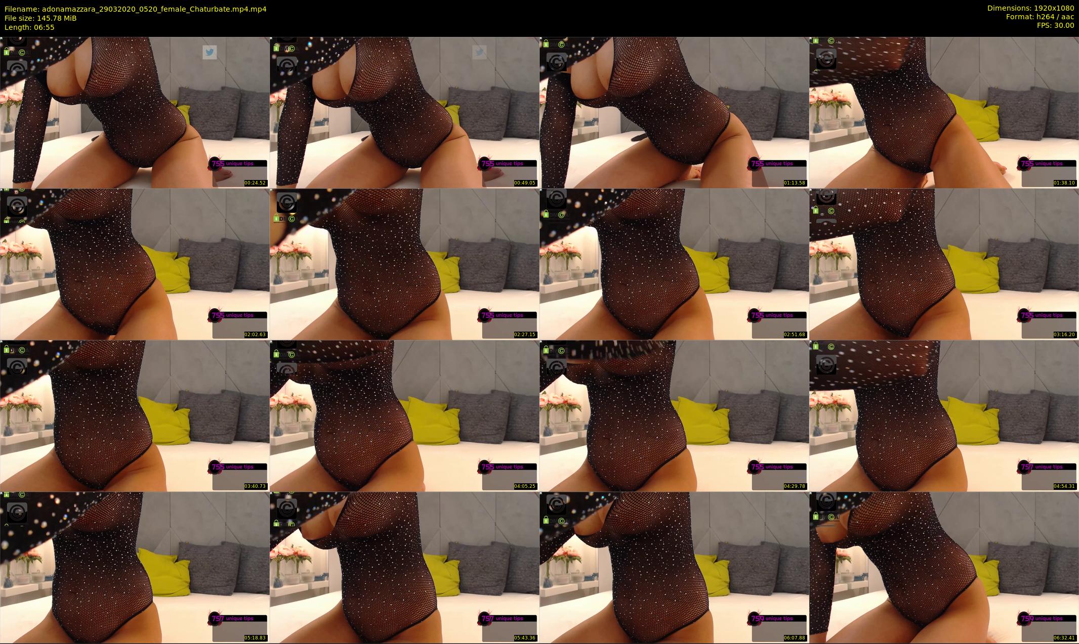 adonamazzara — 7 minute Chaturbate female cam show recording, 1080p, Mar 29, 2020