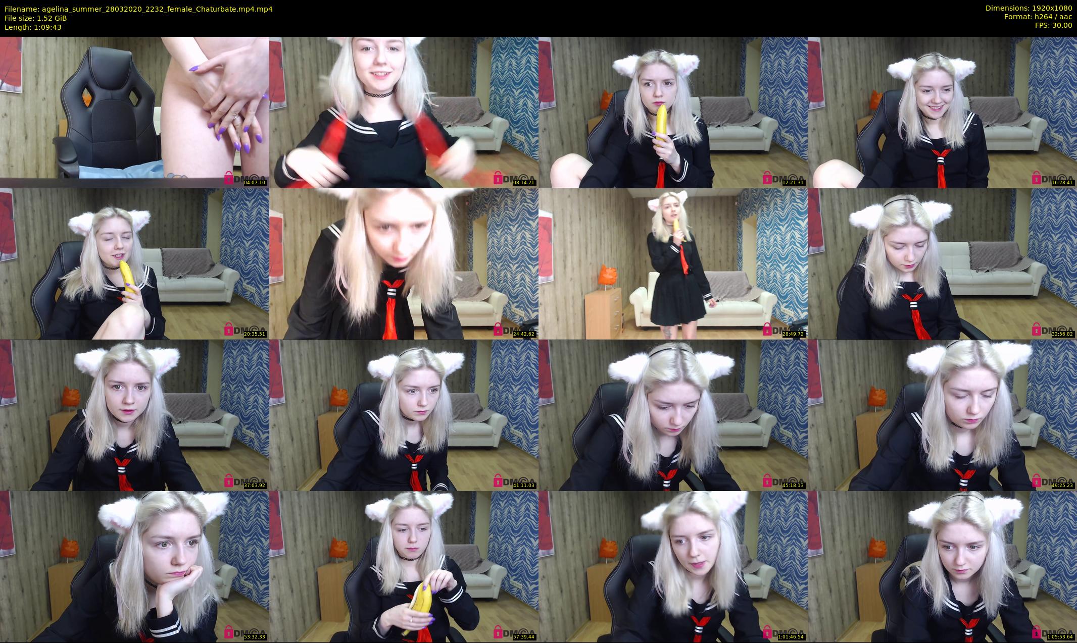 agelina_summer — 70 minute Chaturbate female cam show recording, 1080p, Mar 28, 2020