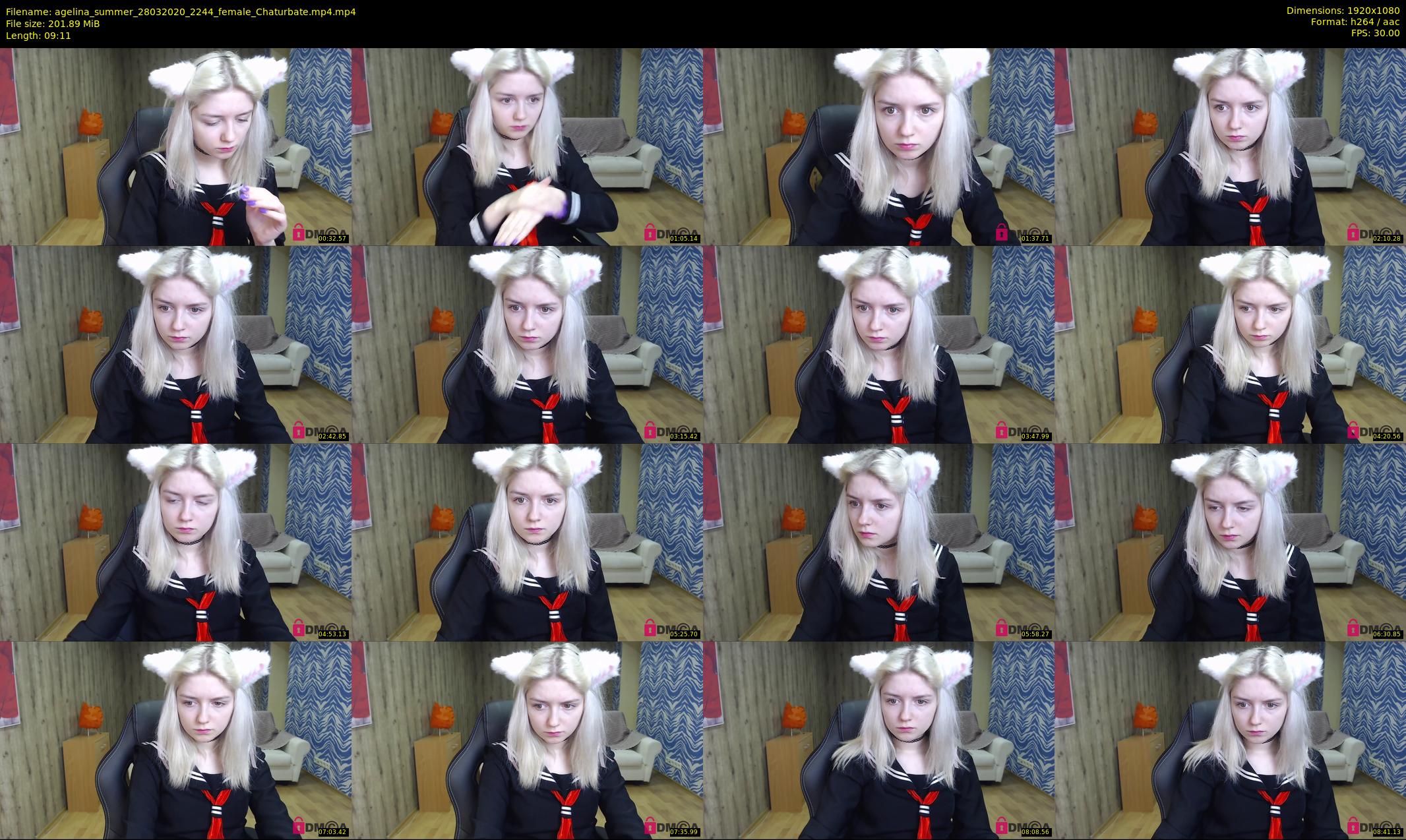 agelina_summer — 10 minute Chaturbate female cam show recording, 1080p, Mar 28, 2020