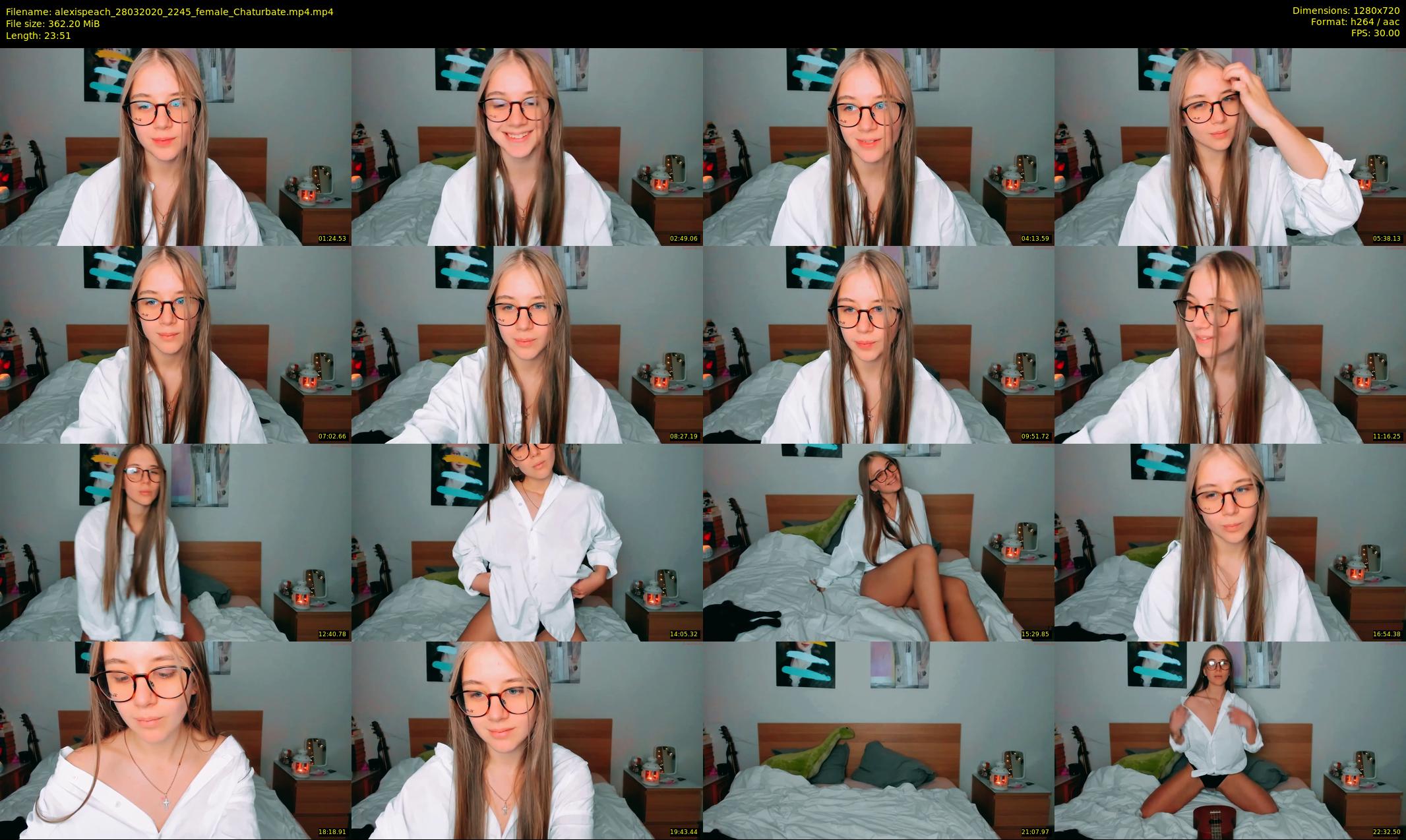 alexispeach — 24 minute Chaturbate female cam show recording, 720p, Mar 28, 2020