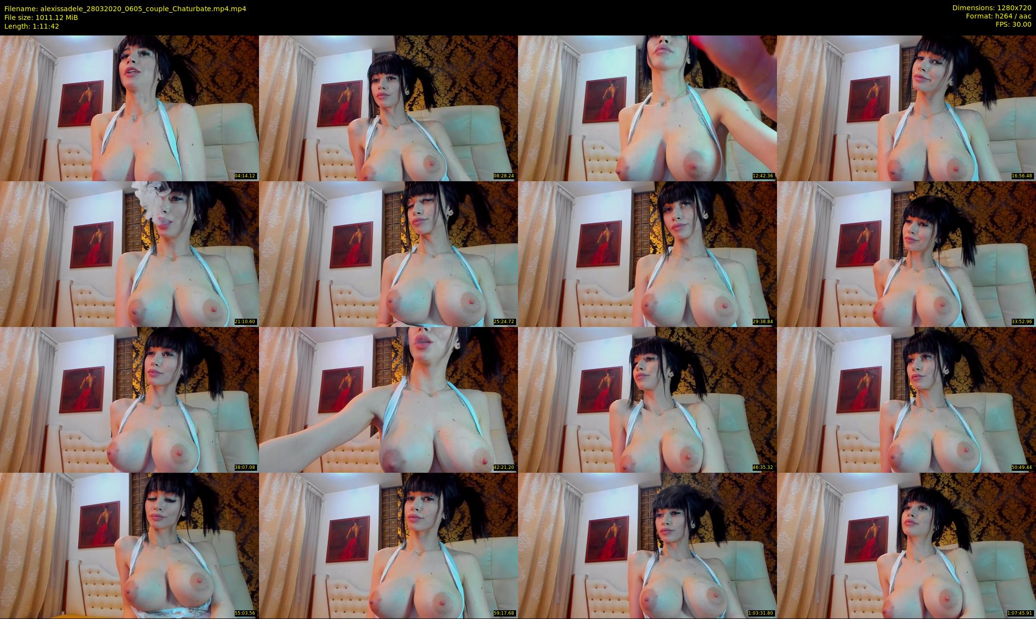 alexissadele — 72 minute Chaturbate female cam show recording, 720p, Mar 28, 2020