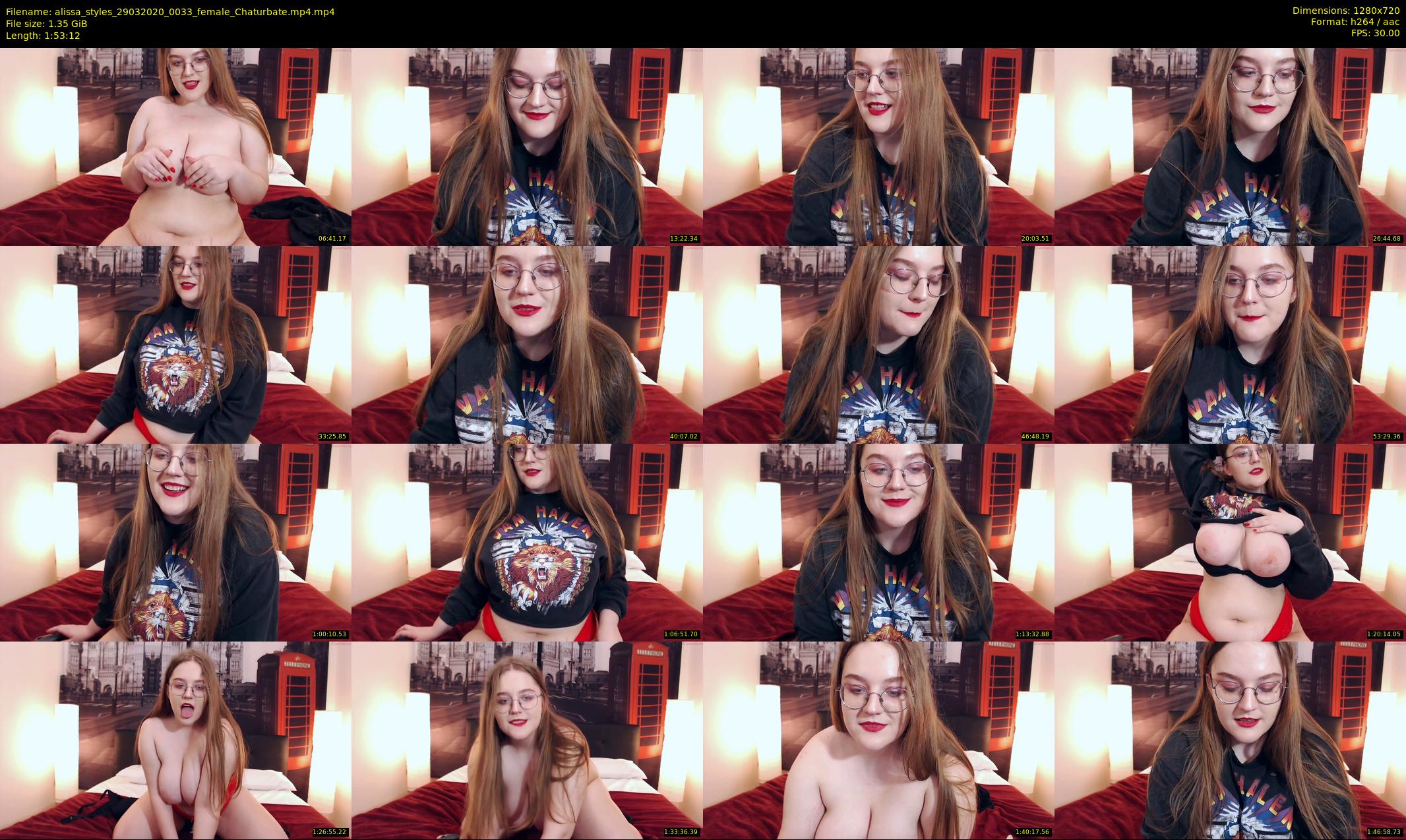 alissa_styles — 114 minute Chaturbate female cam show recording, 720p, Mar 29, 2020
