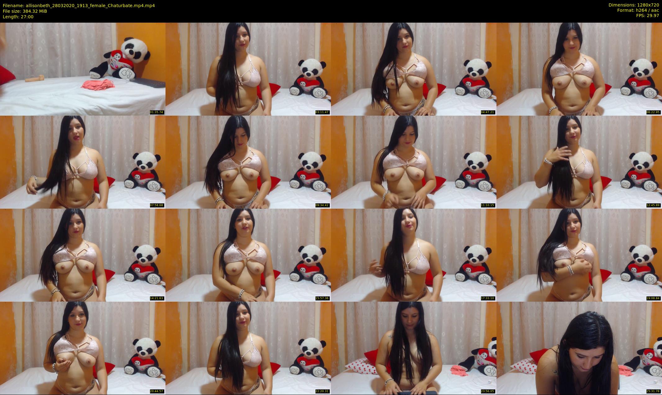 allisonbeth — 27 minute Chaturbate female cam show recording, 720p, Mar 28, 2020