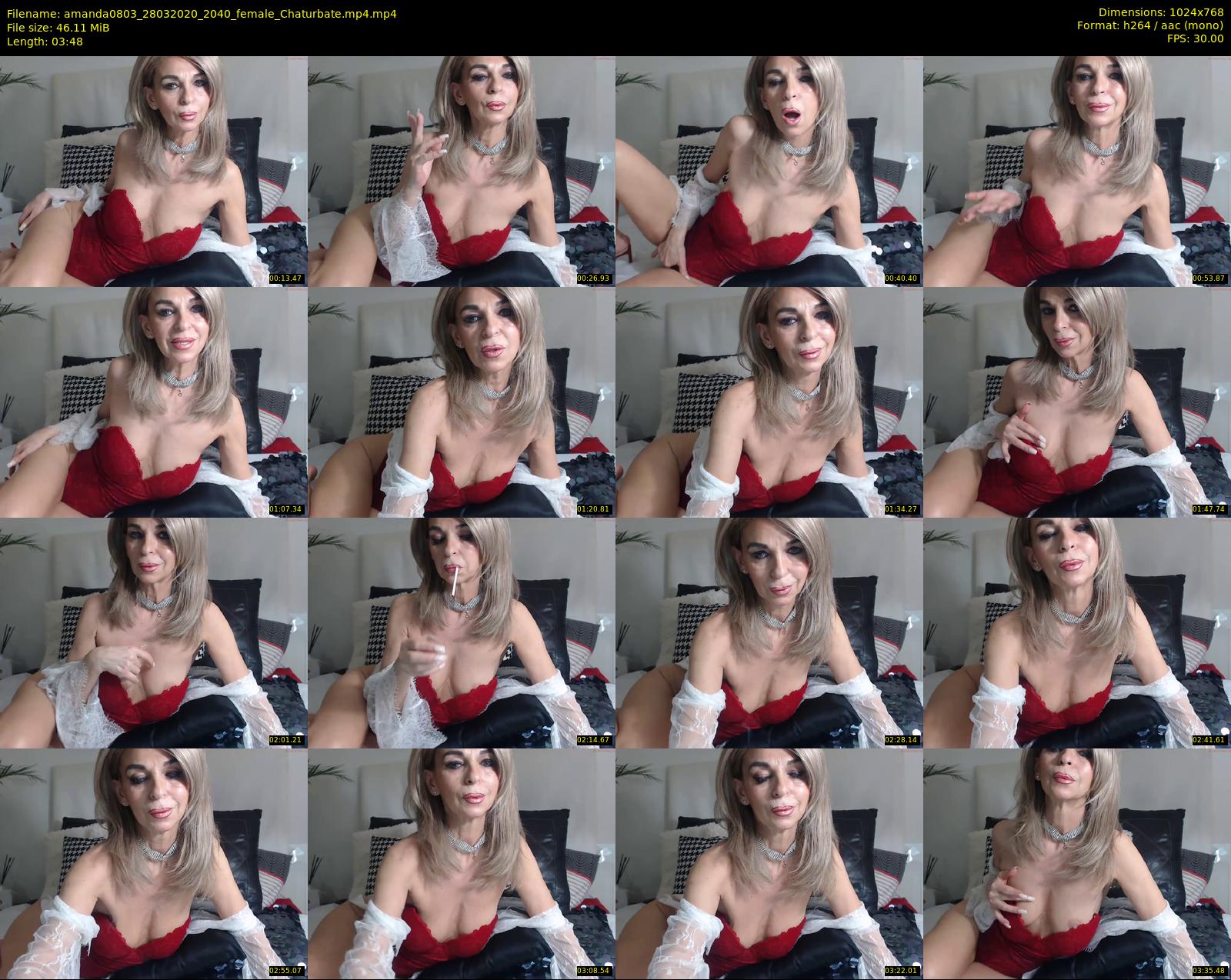 amanda0803 — 4 minute Chaturbate female cam show recording, 720p, Mar 28, 2020